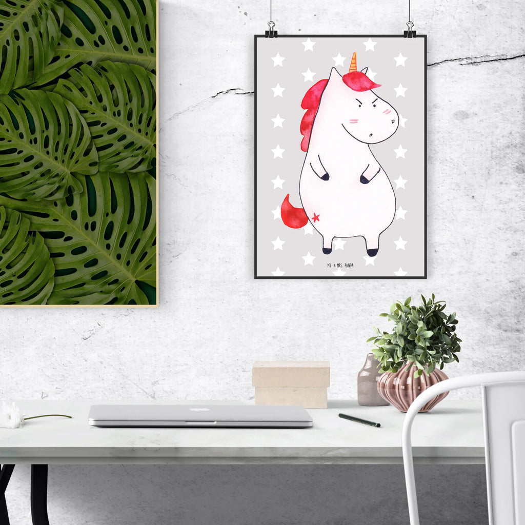 Poster unicorn Fury drucke, wandkunst, Bild für Wand, Wandposter, grafikposter, Wanddeko Bild, wanddruck, Posterdruck, Deko Bild, kunstdruck poster, Designposter, Wanddekoration, Kunstdruck, Mr. & Mrs. Panda Poster, Wandbild, kunstposter, Poster, wanddeko, Wandschmuck, kunst für die wand, Plakat, Bild, Einhorn Deko, Einhörner, Einhorn, Unicorn, wütend, Dumme Fragen, Nein, Geschenk, Ansage, Spaß, Arbeit, Lustig, Lustlos, Büro, Realität