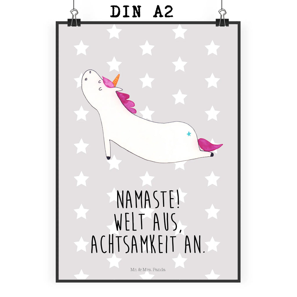 Poster unicorn yoga drucke, Deko Bild, Plakat, Wandposter, wanddruck, Bild für Wand, kunstdruck poster, Wandbild, wanddeko, Bild, Kunstdruck, kunst für die wand, Poster, kunstposter, grafikposter, Wanddeko Bild, Wandschmuck, wandkunst, Designposter, Mr. & Mrs. Panda Poster, Wanddekoration, Posterdruck, Einhorn Deko, Einhörner, Einhorn, Unicorn, Lustig, Achtsamkeit, Sport, Yogamatte, Namaste, Entspannung, Joga, Süß, Witzig, Yoga