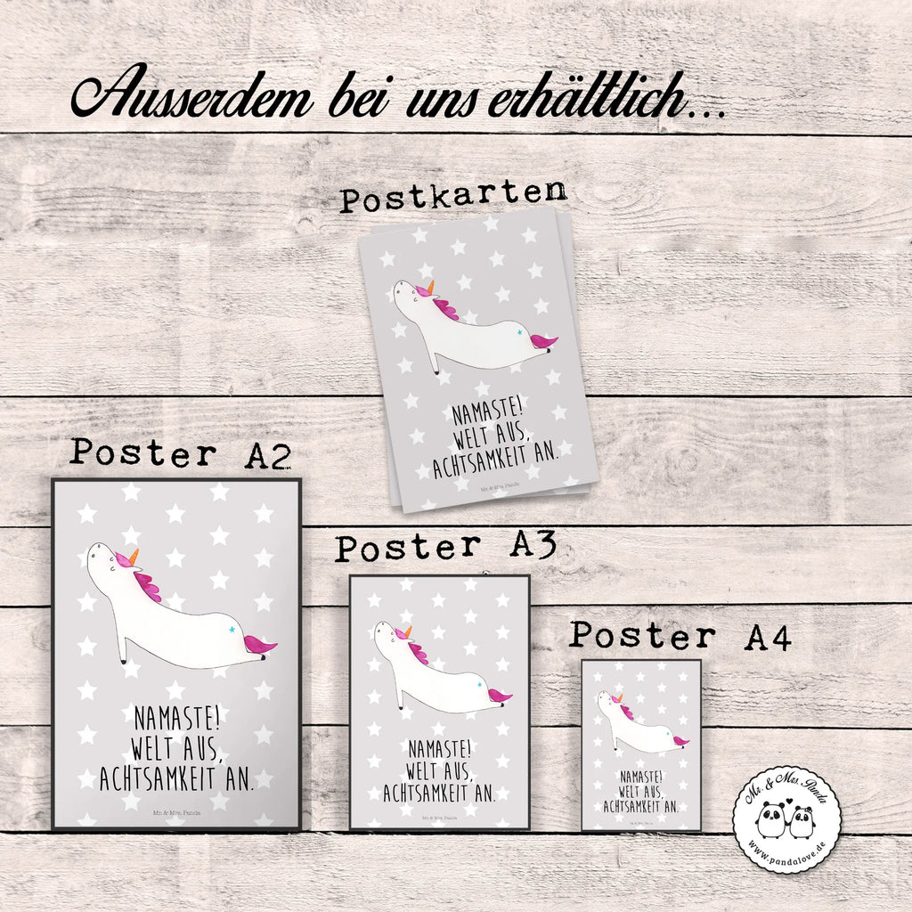Poster unicorn yoga drucke, Deko Bild, Plakat, Wandposter, wanddruck, Bild für Wand, kunstdruck poster, Wandbild, wanddeko, Bild, Kunstdruck, kunst für die wand, Poster, kunstposter, grafikposter, Wanddeko Bild, Wandschmuck, wandkunst, Designposter, Mr. & Mrs. Panda Poster, Wanddekoration, Posterdruck, Einhorn Deko, Einhörner, Einhorn, Unicorn, Lustig, Achtsamkeit, Sport, Yogamatte, Namaste, Entspannung, Joga, Süß, Witzig, Yoga