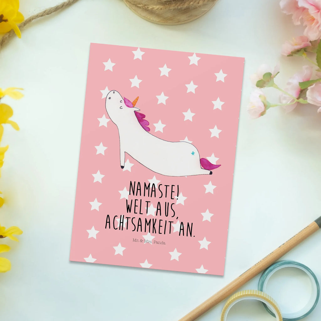 Postkarte Einhorn Yoga kunstkarte, Postkarten, Ansichtskarten, Motivkarte, Postkarte, Ansichtskarte, Kunstkarten, Designkarte, einzelkarte, Fotokarte, bildkarte, Grußkarte, spruchkarte, Unicorn, Einhorn, Einhörner, Einhorn Deko, Yogamatte, Witzig, Sport, Entspannung, Yoga, Joga, Süß, Namaste, Achtsamkeit, Lustig