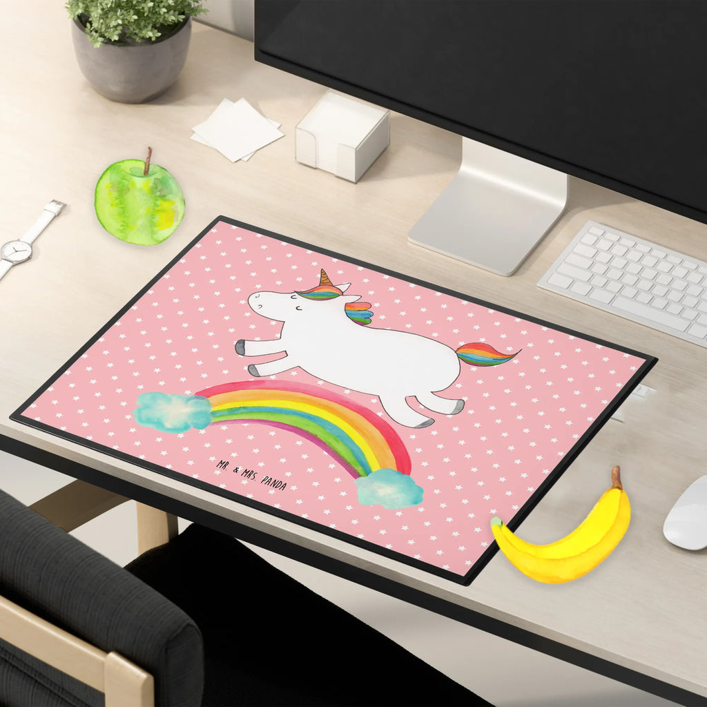 Desk pad unicorn rainbow girl, children, desk, underlay, office, Desk pad, unicorn, unicorns, expressway, unicorn car, glitter, gift, unicorn love, unicornpower, birthday present, rainbow, unicorn highway, Unicorn