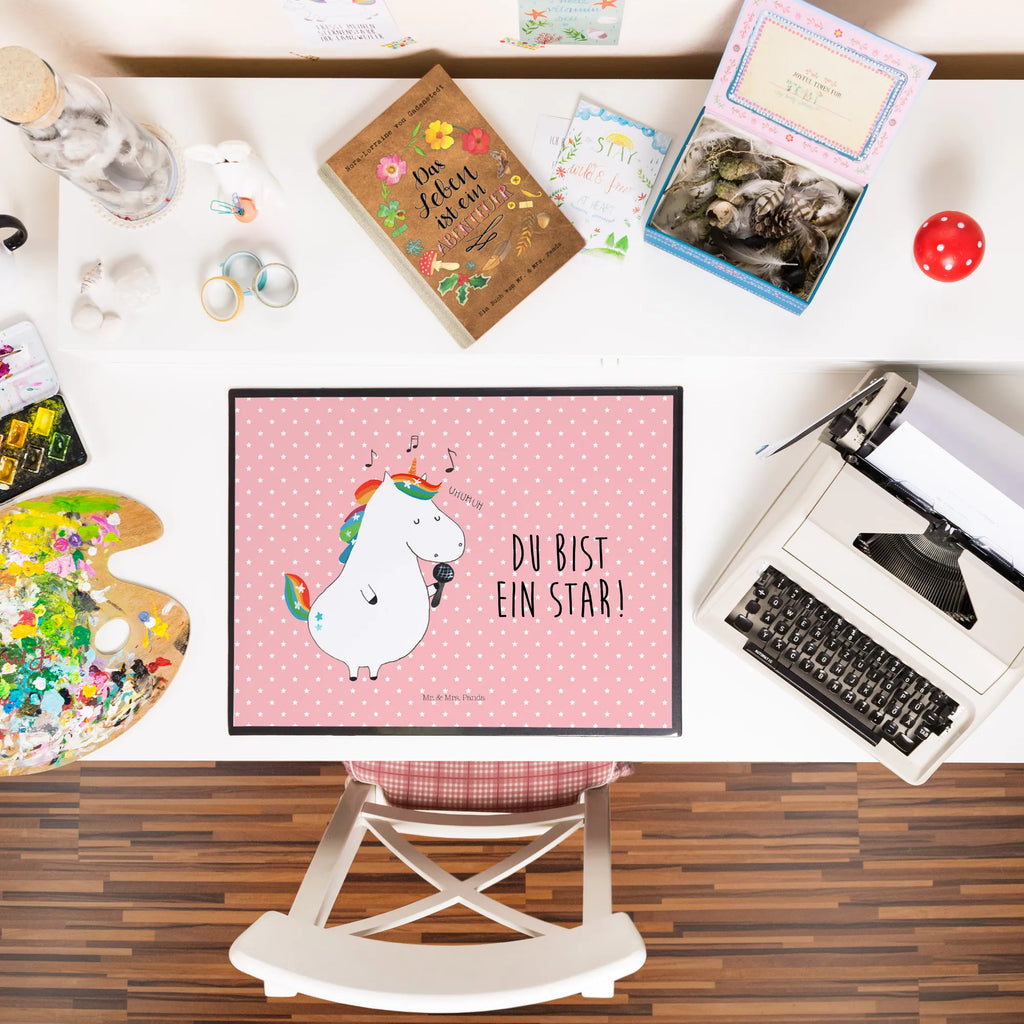 Podkładka na biurko jednorożec Śpiewak Jednorożec, jednorożce, dekoracje jednorożca, jednorożec