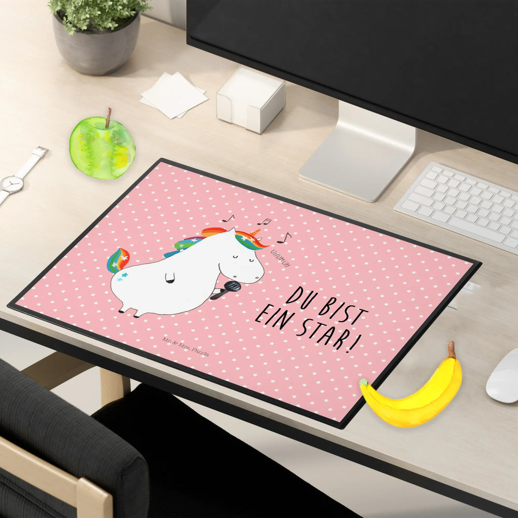 Podkładka na biurko jednorożec Śpiewak Jednorożec, jednorożce, dekoracje jednorożca, jednorożec