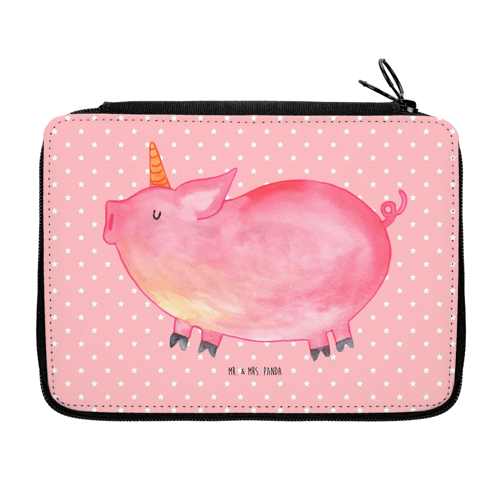 Leather folder unicorn Pig pencil case, pen roll, child, school, pencil bag, gift, pupil, primary school, motif, enrolment, unicorn, unicorns, girlfriend gift, Unicorn, pigcorn, piggy, Funny saying, Pig, piggycorn
