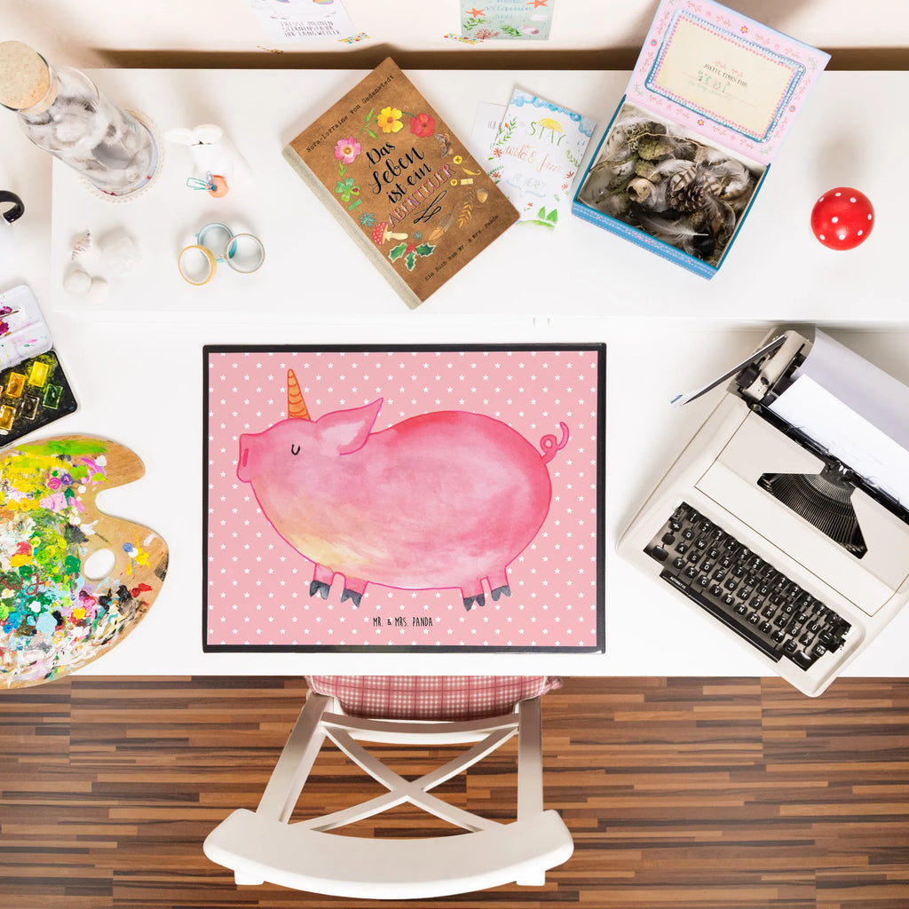 Desk pad unicorn Pig Schreibtischunterlage Groß, Bürobedarf, Büroartikel, Schreibunterlage, Schreibwaren, Schreibtischauflage, Schreibtisch Unterlagen, Einhorn, Einhörner, Einhorn Deko, Unicorn, english, geschenk, Spruch, witzig. lustig, Schwein, Bauer, Schweinhorn, Piggy, funny, Party, englisch, Spaß, Pig
