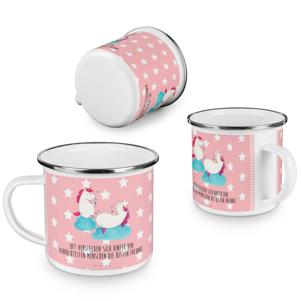 Enamel camping mug unicorn sparkling wine wandertasse, becher emaille, Trinkbecher, Emaille Becher, Metalltasse, Teetasse, Emaille Tasse, blechbecher, wanderbecher, Teebecher, Emailletasse, Blechtasse, Kaffeebecher, Tasse Emaille, Campingtasse, Becher, Campingbecher, emaillebecher, Pott, metallbecher, Kaffeetasse, Tasse, Reisebecher, reisetasse, Unicorn, Einhorn, Einhörner, Einhorn Deko, Sekt, BFF, Party, Spaß, Freundin, Anstoßen, Beste, Freundinnen, Korken, Mädelsabend