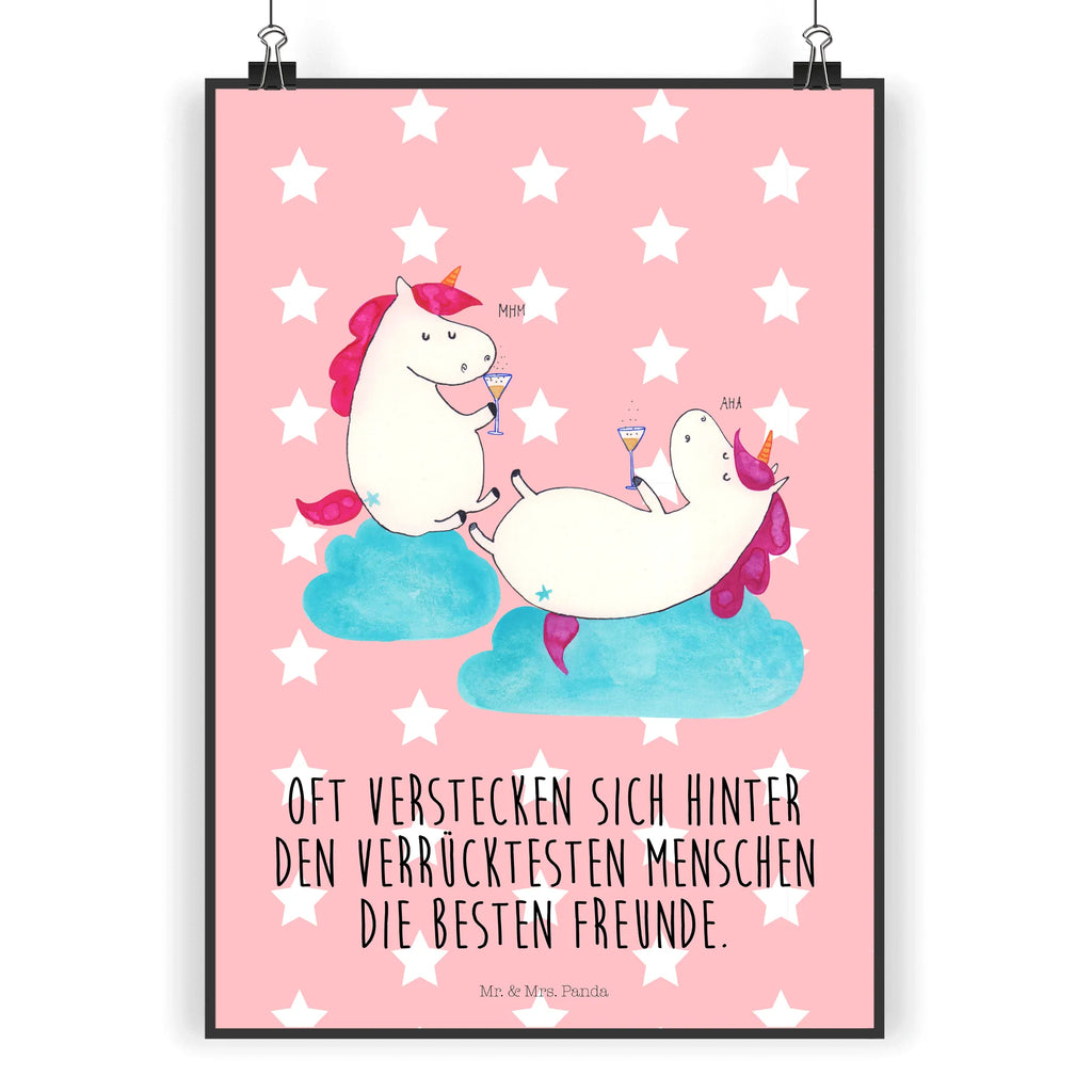 Plakat jednorożec szampan Plakat, wandkunst, wanddruck, Bild für Wand, Wandbild, Mr. & Mrs. Panda Poster, drucke, Wandposter, Deko Bild, grafikposter, Posterdruck, Kunstdruck, kunst für die wand, Wanddeko Bild, Bild, Wanddekoration, wanddeko, kunstposter, kunstdruck poster, Designposter, Poster, Wandschmuck, Einhorn Deko, Einhörner, Einhorn, Unicorn, Freundin, BFF, Beste, Anstoßen, Sekt, Party, Spaß, Freundinnen, Mädelsabend, Korken