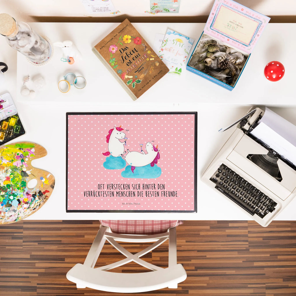 Podkładka na biurko jednorożec szampan Schreibtischunterlage Groß, Schreibwaren, Büroartikel, Bürobedarf, Schreibtischauflage, Schreibunterlage, Schreibtisch Unterlagen, Einhorn, Einhörner, Einhorn Deko, Unicorn, Sekt, Korken, Freundinnen, Anstoßen, Beste, Mädelsabend, Spaß, BFF, Freundin, Party