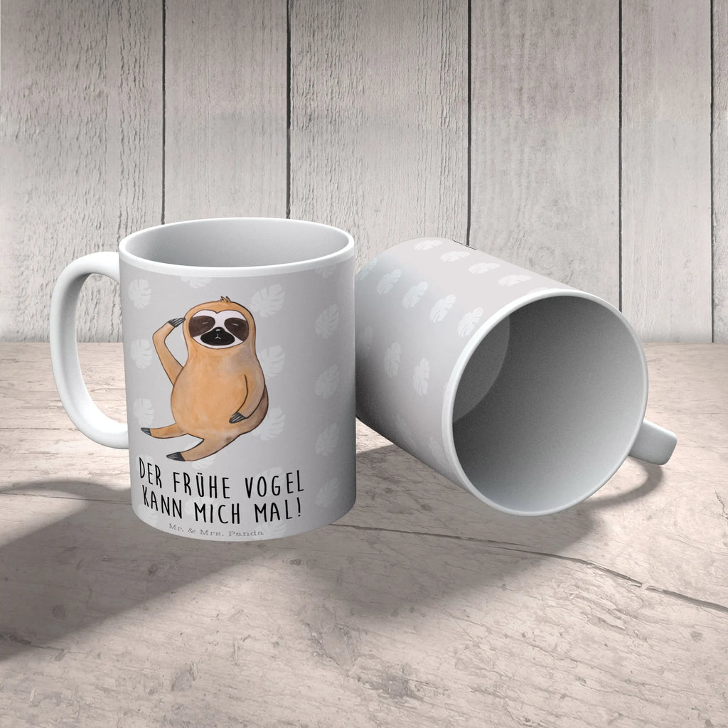Kubek leniwiec ptak Tasse, Geschenktasse, Tasse mit Motiven, Porzellantasse, Kaffeetasse, Teetasse, Tasse mit Zitaten, Keramiktasse, Bürotasse, Faultier, Faultier Geschenk, Faultier Deko, Faultiere, Frühaufsteher, früher Vogel, Morgenmuffel, Faultierwelt, faul, Vogel, Spinner, Lieblingstier, der frühe Vogel