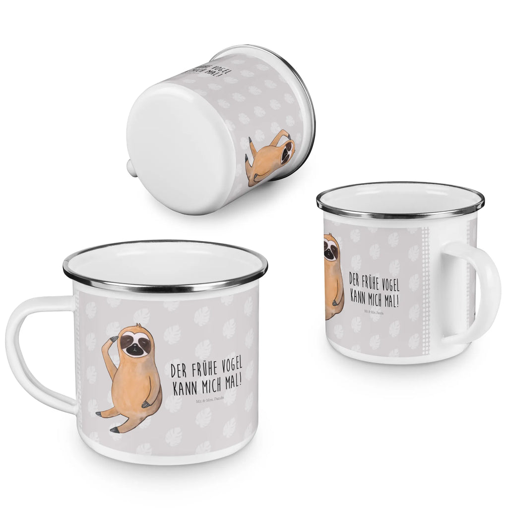 Enamel camping mug sloth Bird camp coffee mug, outdoor cup, tin coffee cup, bushcraft mug, campfire mug, camping metal cup, travel mug, hiking mug, stainless steel drinking cup, metal cup, camping mug, lightweight camping mug, backpacking mug, enamel drinking mug, camper mug, adventure mug, enamel camping cup, enamel mug, steel mug for camping, metal camping mug, Sloth, sloth, trend animal, lazy, early bird, the early bird, early riser, morning grumbler, favourite animal