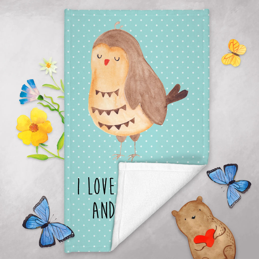 50 x 100 ręcznik sowa zadowolona Sowa