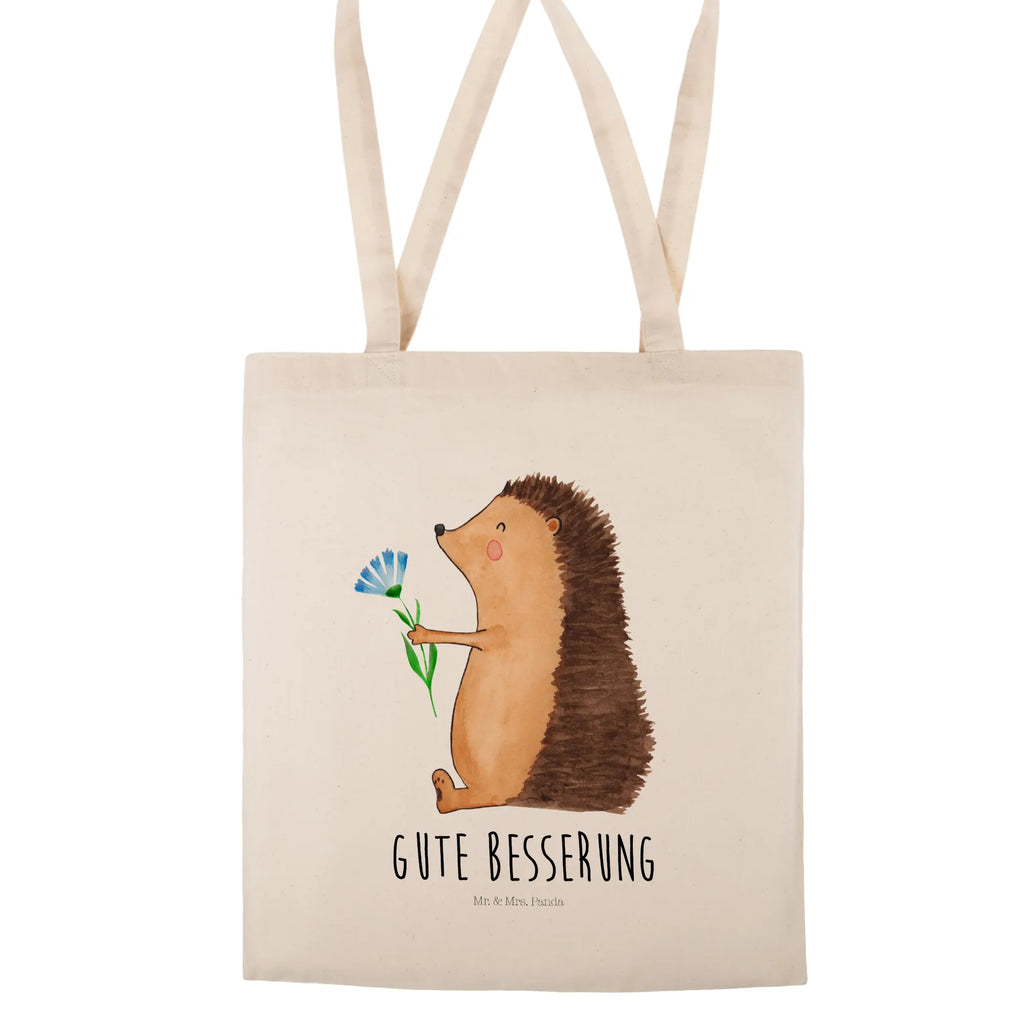 Tote bag Hedgehog Flower Laptoptasche, Beutel, Strandtasche, Shopper, Schultertasche, Jutetasche, Einkaufstasche, Umhängetasche, Stofftasche, Einkaufstüte, Badetasche, Jutebeutel, Tasche, Tragetasche, Stoffbeutel, Beuteltasche, Tiermotive, Gute Laune, lustige Sprüche, Tiere, Krankheit, Genesungswünsche, Besuch, krank, Krankenhaus, Gute Besserung, Igel