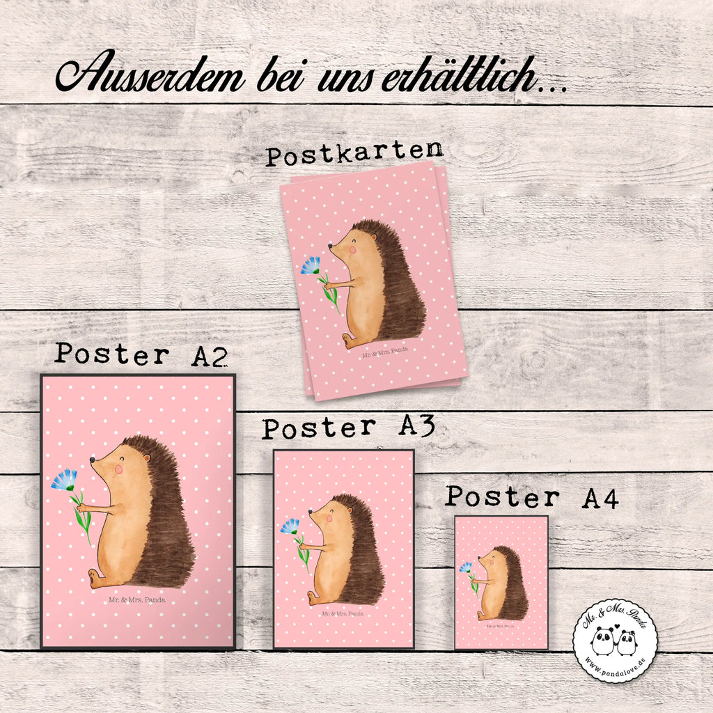 Poster Igel Blumen Designposter, Mr. & Mrs. Panda Poster, Kinderposter, Kunstdruck, Raumdekoration, Wanddeko Bild, Handgemaltes Poster, Wanddekoration, Poster, Wandposter, Küchenposter, Bild, Posterdruck, Wanddeko, Tiermotive, Gute Laune, lustige Sprüche, Tiere, Krankheit, Genesungswünsche, Igel, Krankenhaus, krank, Besuch, Gute Besserung