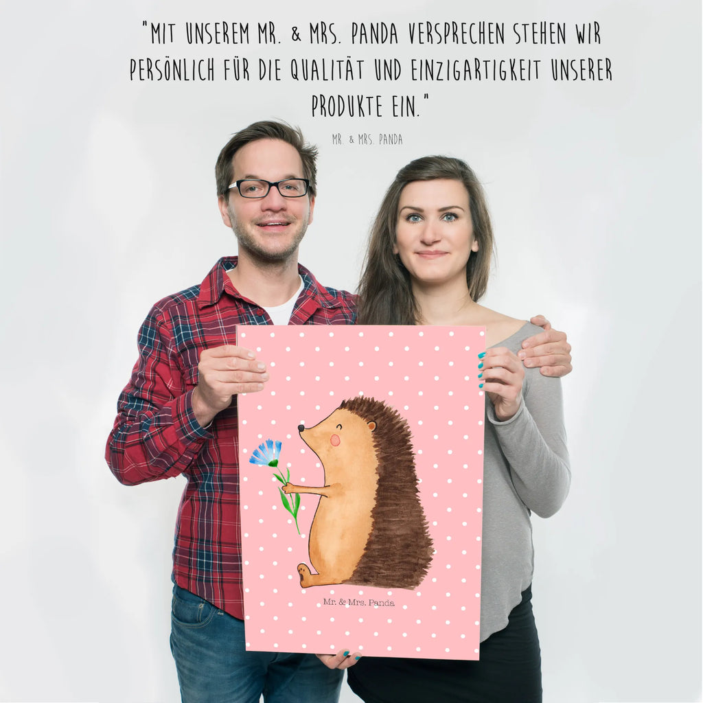 Poster Igel Blumen Designposter, Mr. & Mrs. Panda Poster, Kinderposter, Kunstdruck, Raumdekoration, Wanddeko Bild, Handgemaltes Poster, Wanddekoration, Poster, Wandposter, Küchenposter, Bild, Posterdruck, Wanddeko, Tiermotive, Gute Laune, lustige Sprüche, Tiere, Krankheit, Genesungswünsche, Igel, Krankenhaus, krank, Besuch, Gute Besserung