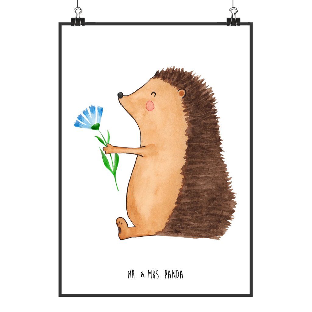 Poster Igel Blumen Designposter, Mr. & Mrs. Panda Poster, Kinderposter, Kunstdruck, Raumdekoration, Wanddeko Bild, Handgemaltes Poster, Wanddekoration, Poster, Wandposter, Küchenposter, Bild, Posterdruck, Wanddeko, Tiermotive, Gute Laune, lustige Sprüche, Tiere, Krankheit, Genesungswünsche, Igel, Krankenhaus, krank, Besuch, Gute Besserung