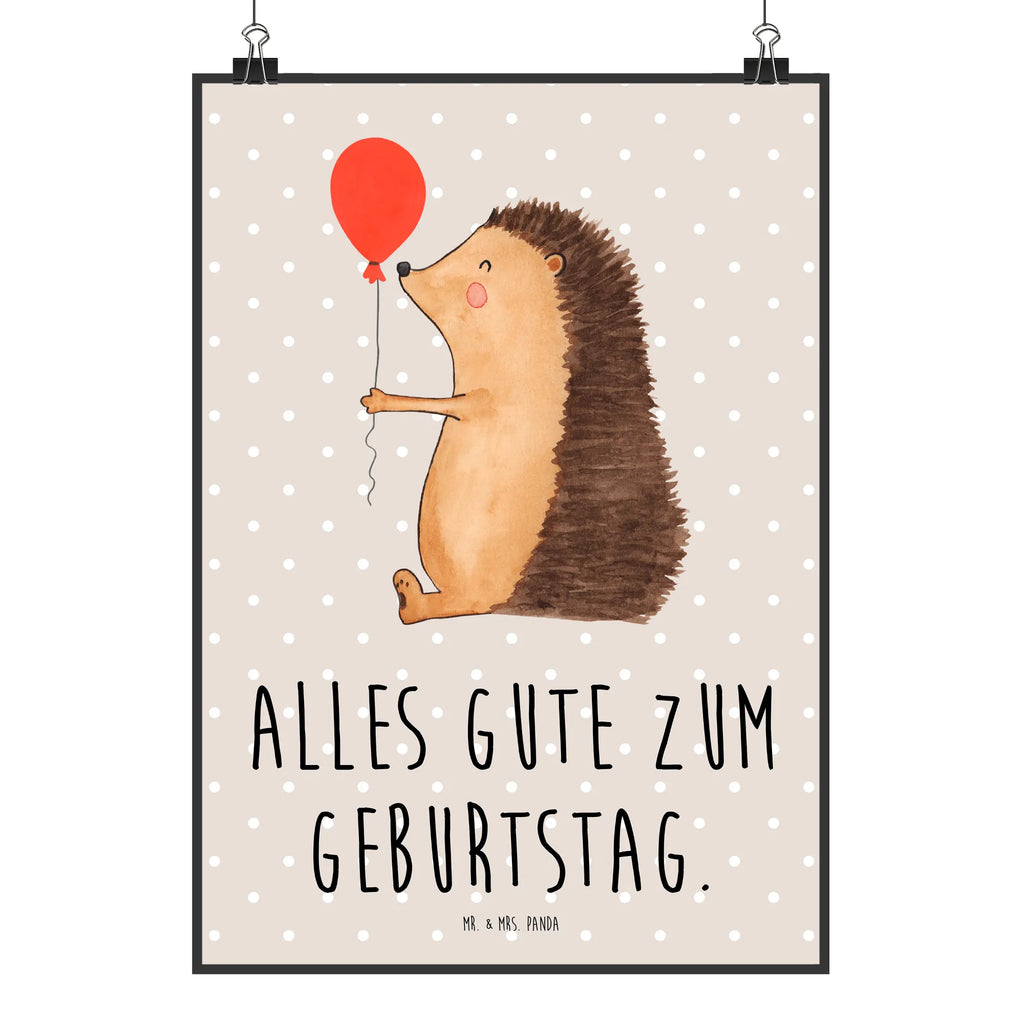 Poster Igel Luftballon kunstdruck poster, wandkunst, kunstposter, grafikposter, Plakat, Posterdruck, wanddeko, Wandschmuck, Mr. & Mrs. Panda Poster, Wandbild, Bild, Wanddeko Bild, Designposter, Poster, Wandposter, Bild für Wand, Deko Bild, drucke, Wanddekoration, Kunstdruck, wanddruck, kunst für die wand, Gute Laune, Tiermotive, Tiere, Lustige Sprüche, Happy Birthday, Geburtstagskind, Geburtstag, Igel, Glückwunsch, Ballon, Herzlichen Glückwunsch