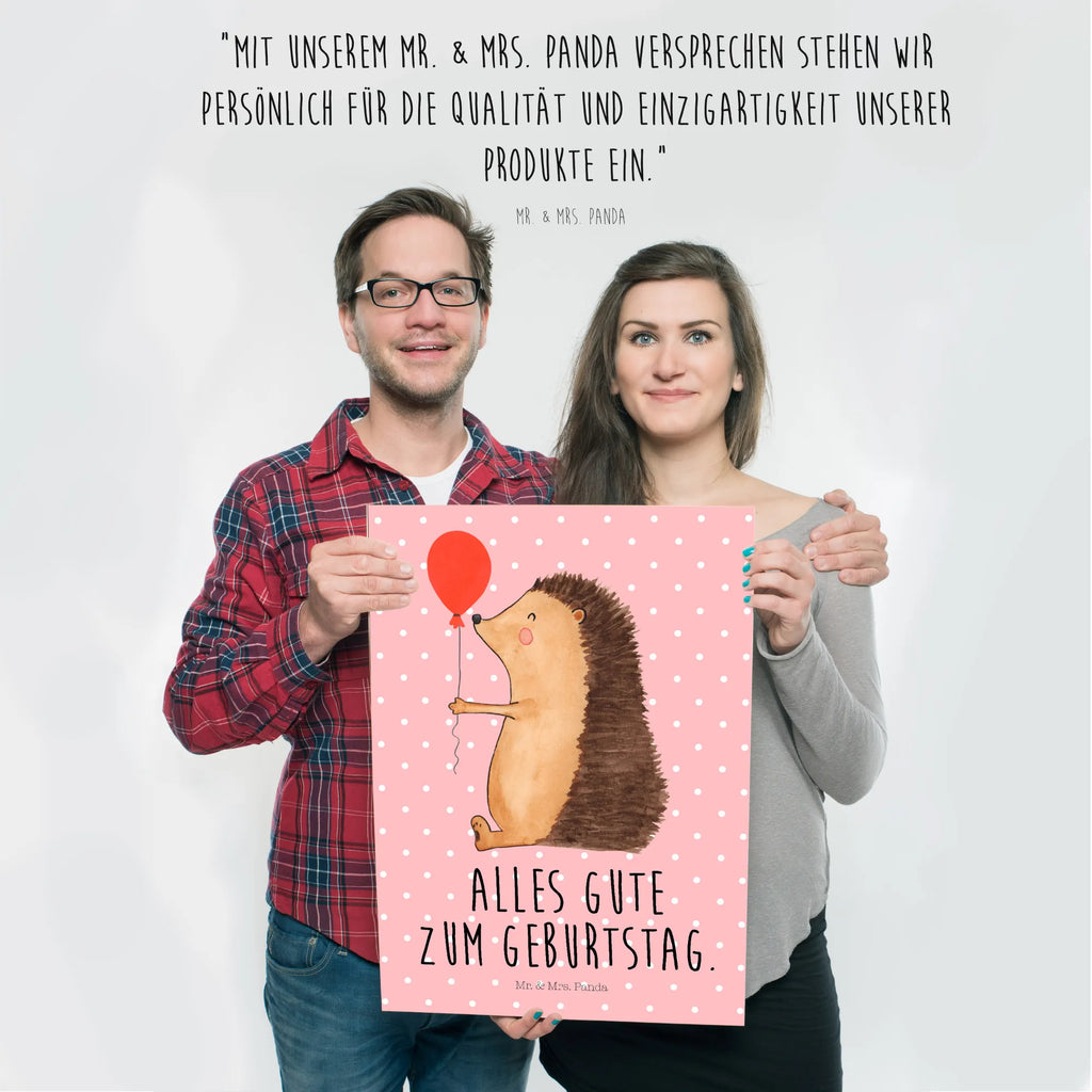 Poster Igel Luftballon kunstdruck poster, wandkunst, kunstposter, grafikposter, Plakat, Posterdruck, wanddeko, Wandschmuck, Mr. & Mrs. Panda Poster, Wandbild, Bild, Wanddeko Bild, Designposter, Poster, Wandposter, Bild für Wand, Deko Bild, drucke, Wanddekoration, Kunstdruck, wanddruck, kunst für die wand, Gute Laune, Tiermotive, Tiere, Lustige Sprüche, Happy Birthday, Geburtstagskind, Geburtstag, Igel, Glückwunsch, Ballon, Herzlichen Glückwunsch