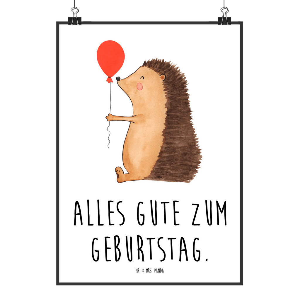 Poster Igel Luftballon kunstdruck poster, wandkunst, kunstposter, grafikposter, Plakat, Posterdruck, wanddeko, Wandschmuck, Mr. & Mrs. Panda Poster, Wandbild, Bild, Wanddeko Bild, Designposter, Poster, Wandposter, Bild für Wand, Deko Bild, drucke, Wanddekoration, Kunstdruck, wanddruck, kunst für die wand, Gute Laune, Tiermotive, Tiere, Lustige Sprüche, Happy Birthday, Geburtstagskind, Geburtstag, Igel, Glückwunsch, Ballon, Herzlichen Glückwunsch