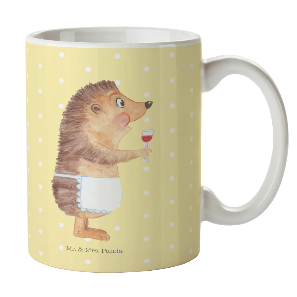 Kubek jeż wino Bürotasse, Keramiktasse, Porzellantasse, Tasse mit Motiven, Tasse, Kaffeetasse, Teetasse, Tasse mit Zitaten, Geschenktasse, Tiermotive, Gute Laune, lustige Sprüche, Tiere, Weinglas, Geschenk Weinliebhaber, Wein Deko, Wein trinken, Wein Spruch, Igel, Geschenk Weintrinker, Weißwein, Rotwein