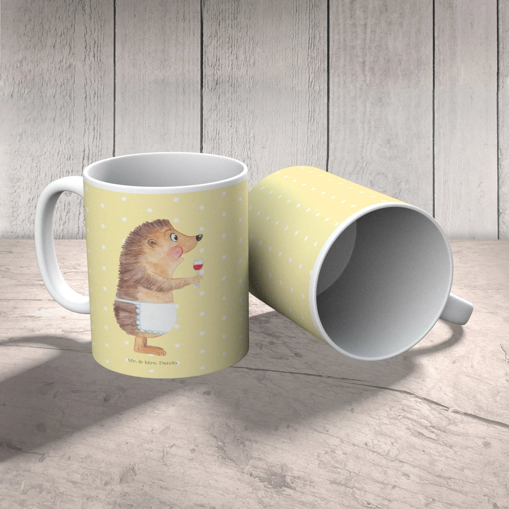 Kubek jeż wino Bürotasse, Keramiktasse, Porzellantasse, Tasse mit Motiven, Tasse, Kaffeetasse, Teetasse, Tasse mit Zitaten, Geschenktasse, Tiermotive, Gute Laune, lustige Sprüche, Tiere, Weinglas, Geschenk Weinliebhaber, Wein Deko, Wein trinken, Wein Spruch, Igel, Geschenk Weintrinker, Weißwein, Rotwein