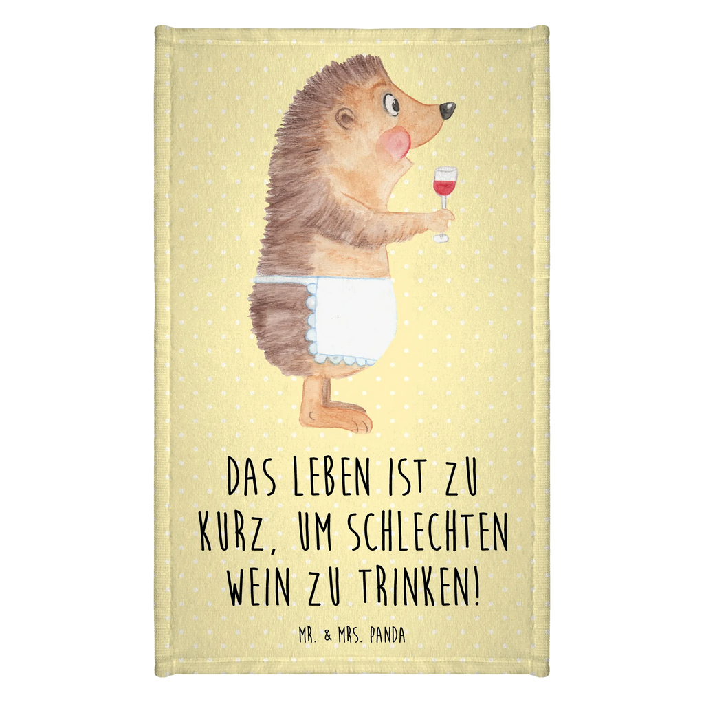 50 x 100 ręcznik jeż wino Motywy zwierzęce, dobra energia, zabawne powiedzonka, zwierzęta