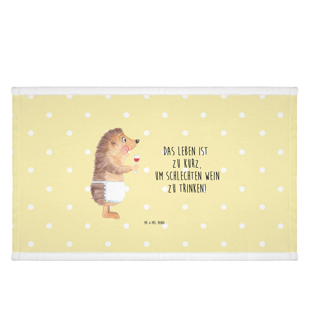 50 x 100 ręcznik jeż wino Motywy zwierzęce, dobra energia, zabawne powiedzonka, zwierzęta