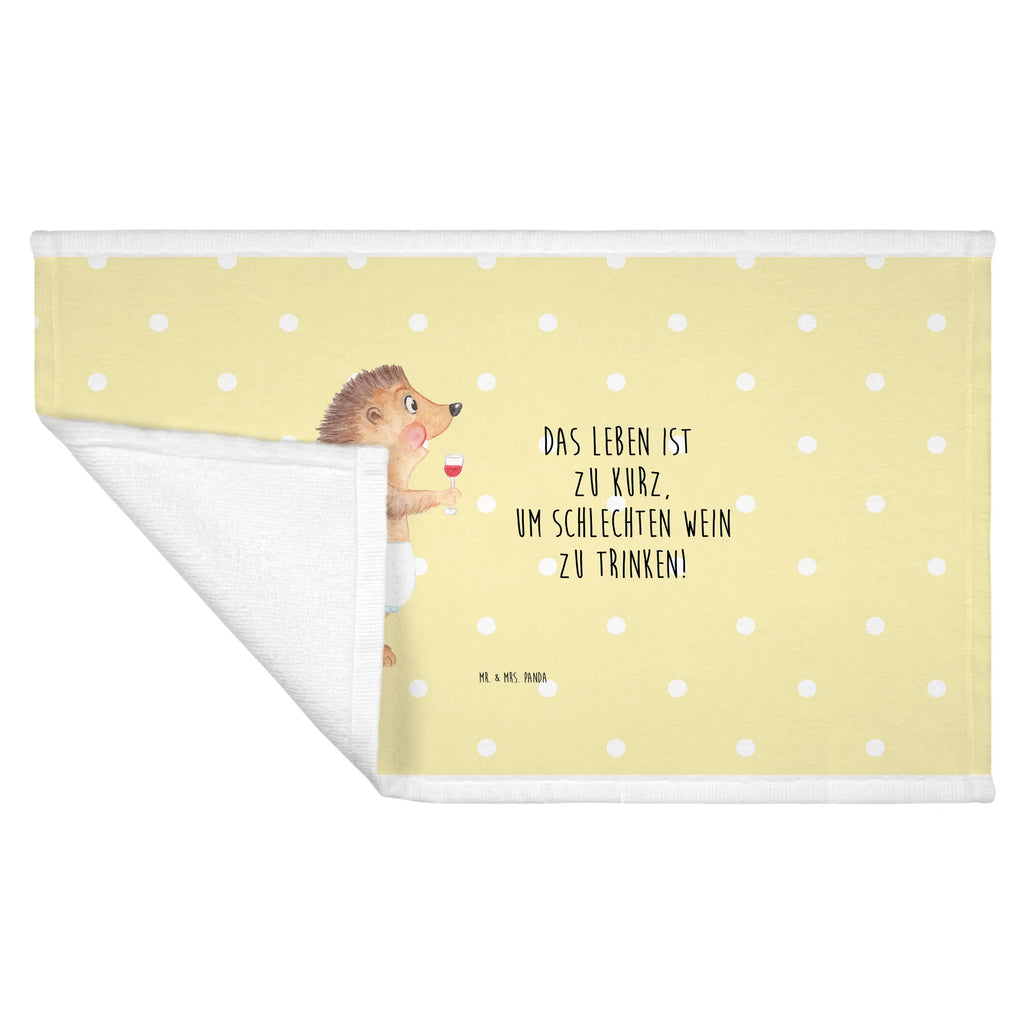 50 x 100 ręcznik jeż wino Motywy zwierzęce, dobra energia, zabawne powiedzonka, zwierzęta