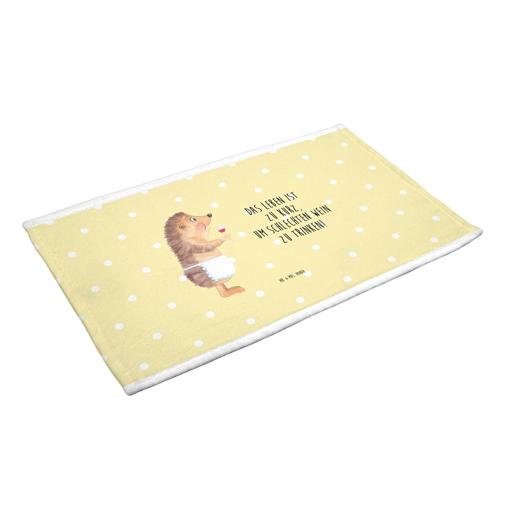 50 x 100 ręcznik jeż wino Motywy zwierzęce, dobra energia, zabawne powiedzonka, zwierzęta