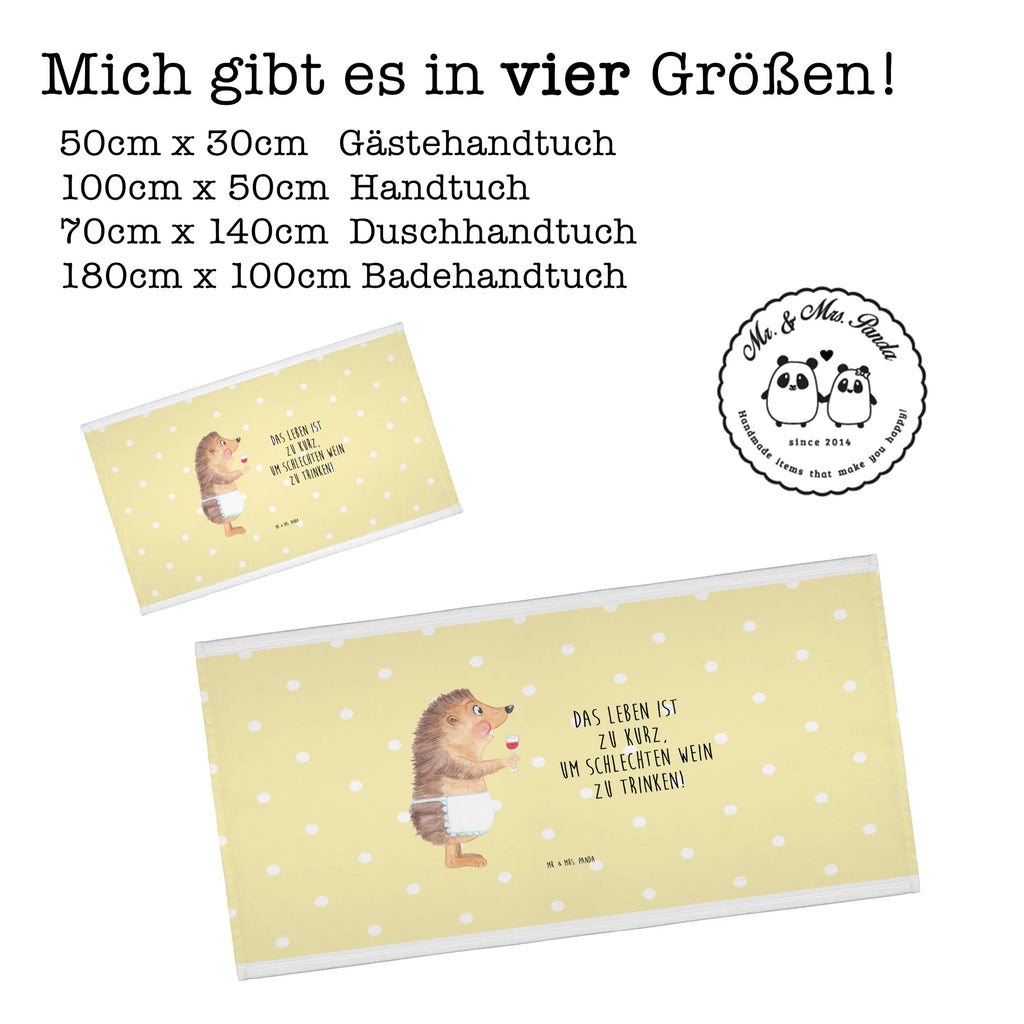 50 x 100 ręcznik jeż wino Motywy zwierzęce, dobra energia, zabawne powiedzonka, zwierzęta