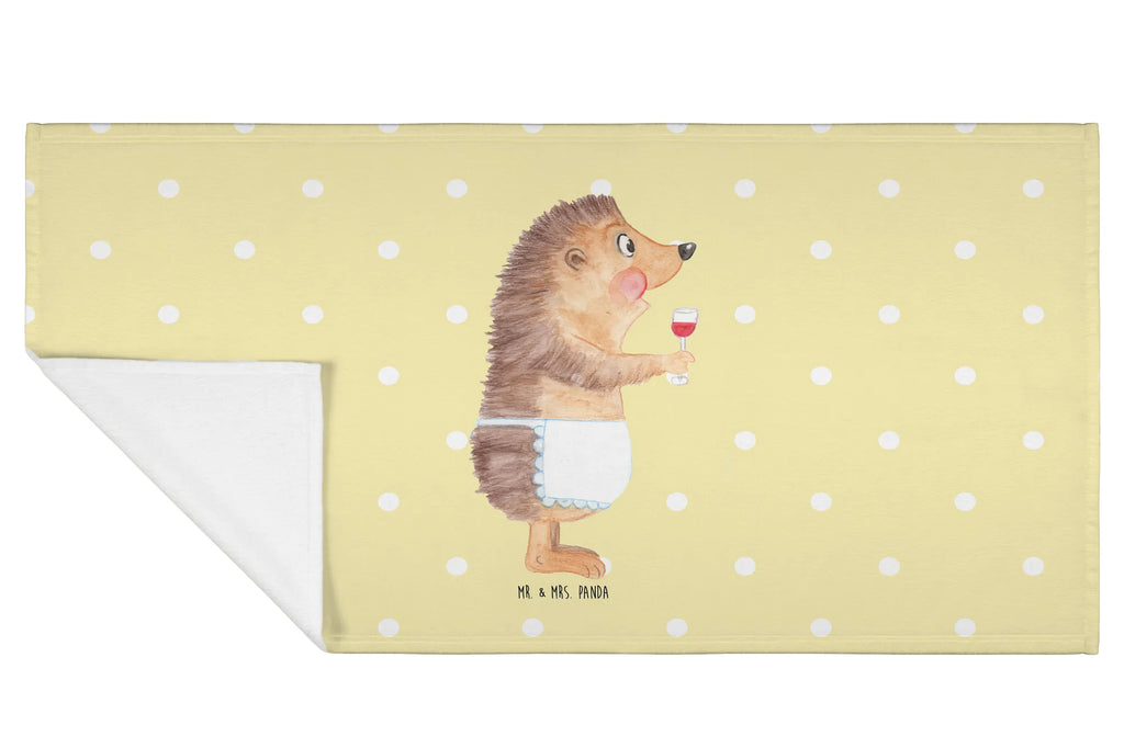 50 x 100 ręcznik jeż wino Motywy zwierzęce, dobra energia, zabawne powiedzonka, zwierzęta