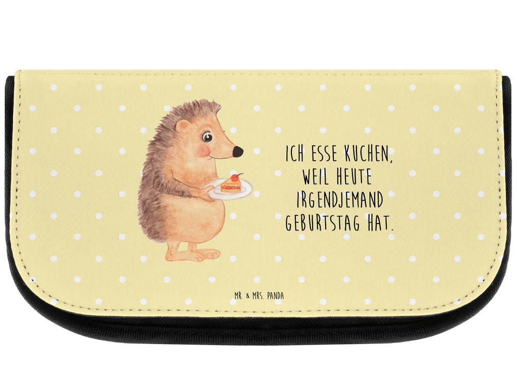 Kosmetiktasche Igel Kuchenstück toilettenbeutel, kleines Täschchen, kosmetik beutel, Kulturtasche, Beauty Bag, hygiene tasche, Organizer Tasche, Kulturbeutel, Reisenecessaires, utensilientasche, Schminktasche, bad tasche, Waschbeutel, reise kosmetiktasche, Toilettentasche, kulturtäschchen, Waschtasche, Schminkbeutel, kosmetiktäschchen, beauty case, Make-Up Bag, reiseschminktasche, Beautybag, Kosmetiktasche, Necessaire, zubehörtasche, Schminktäschchen, beauty tasche, Tiere, Tiermotive, Lustige Sprüche, Gute Laune, Torte, Einladung Party, Kuchen, Backen Geschenk, Essen Spruch, Igel, Kuchen Backen, Geburtstagskuchen