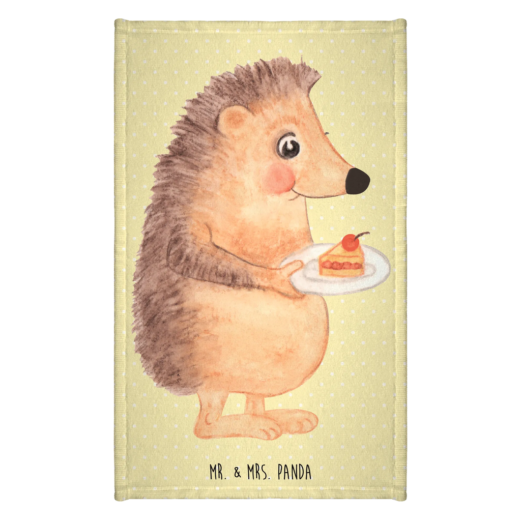 50 x 100 ręcznik jeż kawałek ciasta Motywy zwierzęce, dobra energia, zabawne powiedzonka, zwierzęta