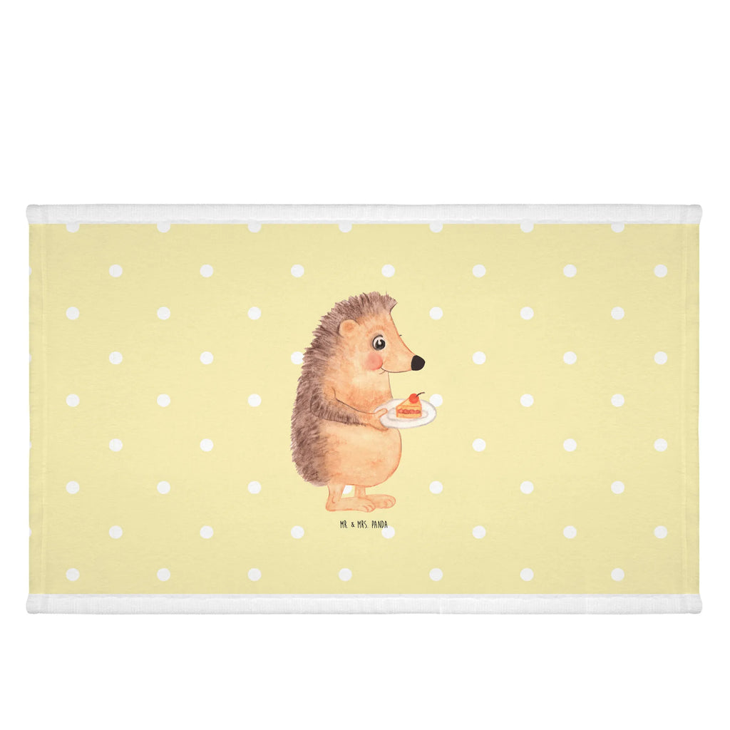 50 x 100 ręcznik jeż kawałek ciasta Motywy zwierzęce, dobra energia, zabawne powiedzonka, zwierzęta