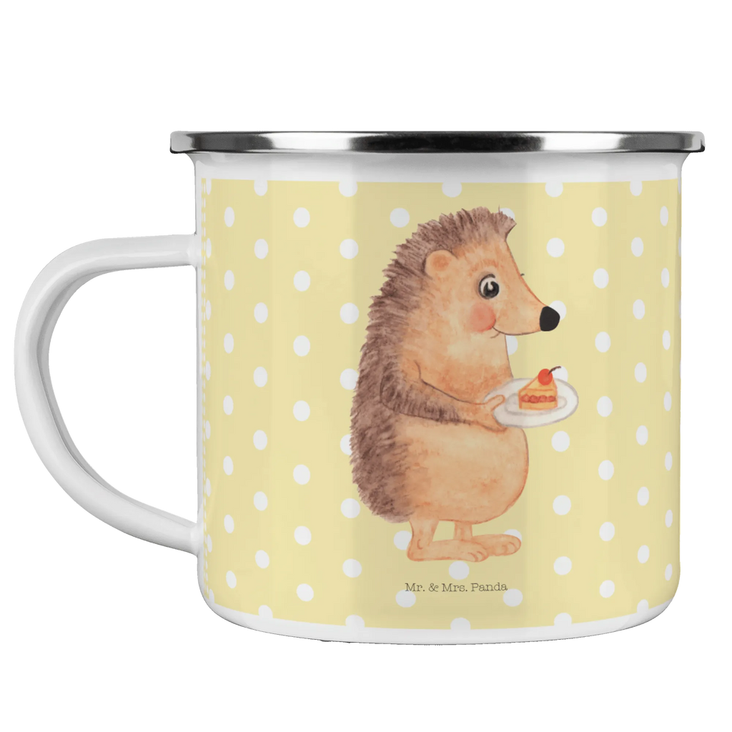 Enamel camping mug Hedgehog piece of cake camp coffee mug, camping metal cup, metal cup, enamel camping cup, lightweight camping mug, campfire mug, bushcraft mug, metal camping mug, camper mug, camping mug, outdoor cup, tin coffee cup, stainless steel drinking cup, steel mug for camping, travel mug, backpacking mug, adventure mug, hiking mug, enamel drinking mug, enamel mug, small animals, cute, funny, cute animal motives, hand drawn, small world, funny sayings, good mood, happy, gifts, gift ideas, special gifts, animal lover, card, invitation party, cake, birthday cake, baking gift, bake cake, food saying, hedgehog