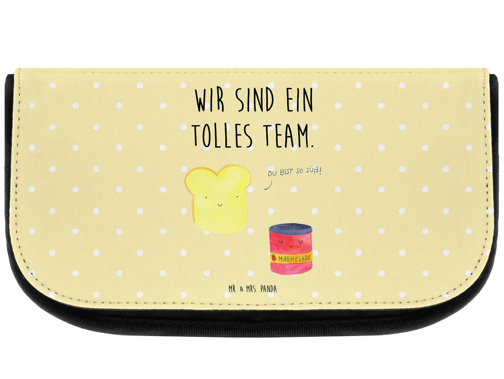 Kosmetiktasche Toast Marmelade kulturtäschchen, toilettenbeutel, Schminktäschchen, beauty tasche, hygiene tasche, kosmetik beutel, kosmetiktäschchen, Schminktasche, kleines Täschchen, Waschbeutel, zubehörtasche, Make-Up Bag, Toilettentasche, bad tasche, Kosmetiktasche, Reisenecessaires, beauty case, Kulturtasche, Beautybag, Schminkbeutel, reise kosmetiktasche, reiseschminktasche, Kulturbeutel, Beauty Bag, Waschtasche, Necessaire, utensilientasche, Organizer Tasche, Lustige Sprüche, Tiere, Tiermotive, Gute Laune, Marmelade, Süß, Toastbrot, Brot, Toast, Küche Spruch, Dreamteam, Frühstück Einladung, Küche Deko, Süße Postkarte