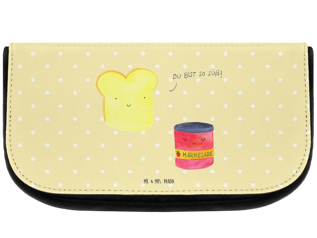 Kosmetiktasche Toast Marmelade kulturtäschchen, toilettenbeutel, Schminktäschchen, beauty tasche, hygiene tasche, kosmetik beutel, kosmetiktäschchen, Schminktasche, kleines Täschchen, Waschbeutel, zubehörtasche, Make-Up Bag, Toilettentasche, bad tasche, Kosmetiktasche, Reisenecessaires, beauty case, Kulturtasche, Beautybag, Schminkbeutel, reise kosmetiktasche, reiseschminktasche, Kulturbeutel, Beauty Bag, Waschtasche, Necessaire, utensilientasche, Organizer Tasche, Lustige Sprüche, Tiere, Tiermotive, Gute Laune, Marmelade, Süß, Toastbrot, Brot, Toast, Küche Spruch, Dreamteam, Frühstück Einladung, Küche Deko, Süße Postkarte