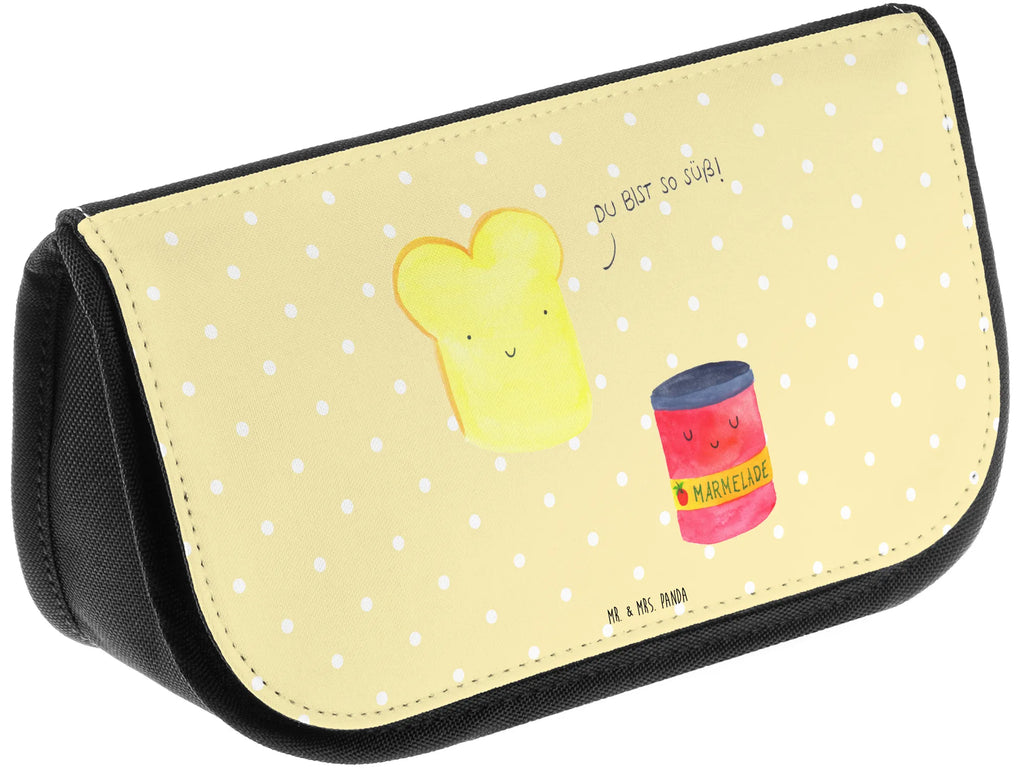 Kosmetiktasche Toast Marmelade kulturtäschchen, toilettenbeutel, Schminktäschchen, beauty tasche, hygiene tasche, kosmetik beutel, kosmetiktäschchen, Schminktasche, kleines Täschchen, Waschbeutel, zubehörtasche, Make-Up Bag, Toilettentasche, bad tasche, Kosmetiktasche, Reisenecessaires, beauty case, Kulturtasche, Beautybag, Schminkbeutel, reise kosmetiktasche, reiseschminktasche, Kulturbeutel, Beauty Bag, Waschtasche, Necessaire, utensilientasche, Organizer Tasche, Lustige Sprüche, Tiere, Tiermotive, Gute Laune, Marmelade, Süß, Toastbrot, Brot, Toast, Küche Spruch, Dreamteam, Frühstück Einladung, Küche Deko, Süße Postkarte