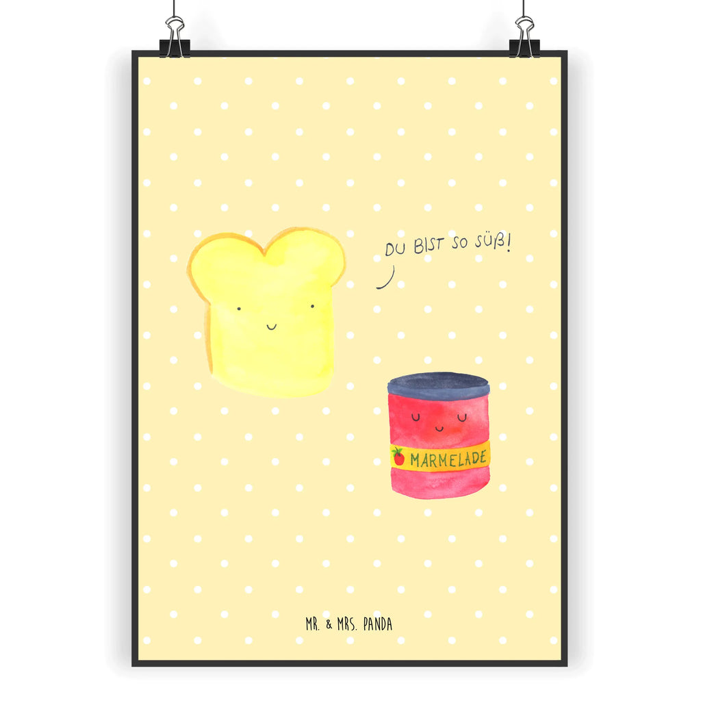 Poster Toast Marmelade Mr. & Mrs. Panda Poster, Wanddeko Bild, Kunstdruck, kunstposter, Designposter, Posterdruck, Bild, kunstdruck poster, Wanddekoration, Plakat, Wandschmuck, wandkunst, grafikposter, Deko Bild, drucke, Poster, Wandposter, kunst für die wand, Wandbild, Bild für Wand, wanddeko, wanddruck, Gute Laune, Tiermotive, Tiere, Lustige Sprüche, Küche Spruch, Frühstück Einladung, Marmelade, Süße Postkarte, Toastbrot, Dreamteam, Brot, Süß, Toast, Küche Deko