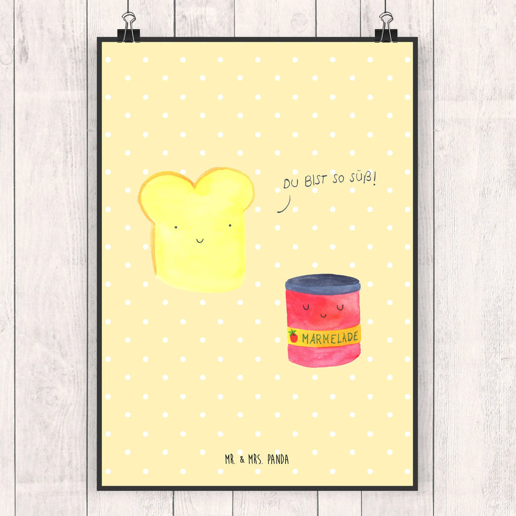 Poster Toast Marmelade Mr. & Mrs. Panda Poster, Wanddeko Bild, Kunstdruck, kunstposter, Designposter, Posterdruck, Bild, kunstdruck poster, Wanddekoration, Plakat, Wandschmuck, wandkunst, grafikposter, Deko Bild, drucke, Poster, Wandposter, kunst für die wand, Wandbild, Bild für Wand, wanddeko, wanddruck, Gute Laune, Tiermotive, Tiere, Lustige Sprüche, Küche Spruch, Frühstück Einladung, Marmelade, Süße Postkarte, Toastbrot, Dreamteam, Brot, Süß, Toast, Küche Deko