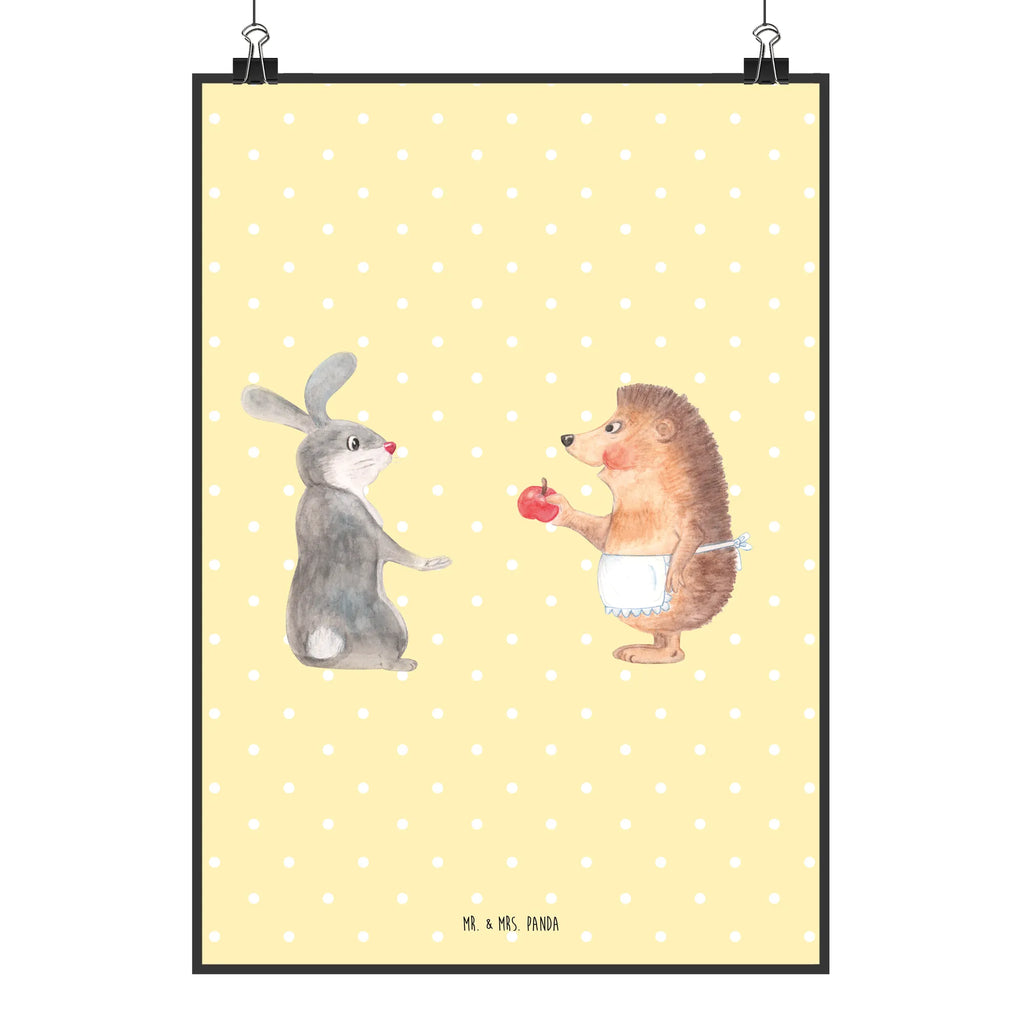 Poster Hase Igel Posterdruck, Designposter, Kunstdruck, Wandbild, wandkunst, Wandposter, kunstposter, Wandschmuck, Bild für Wand, Poster, Plakat, Deko Bild, Wanddeko Bild, kunstdruck poster, kunst für die wand, Bild, Mr. & Mrs. Panda Poster, drucke, grafikposter, wanddeko, wanddruck, Wanddekoration, Gute Laune, Tiermotive, Tiere, Lustige Sprüche, Liebeskummer Geschenk, Herzschmerz, Hase, Trennungsschmerz, Liebe Spruch, Spruch Romantisch, Igel, Igel und Hase, Trösten