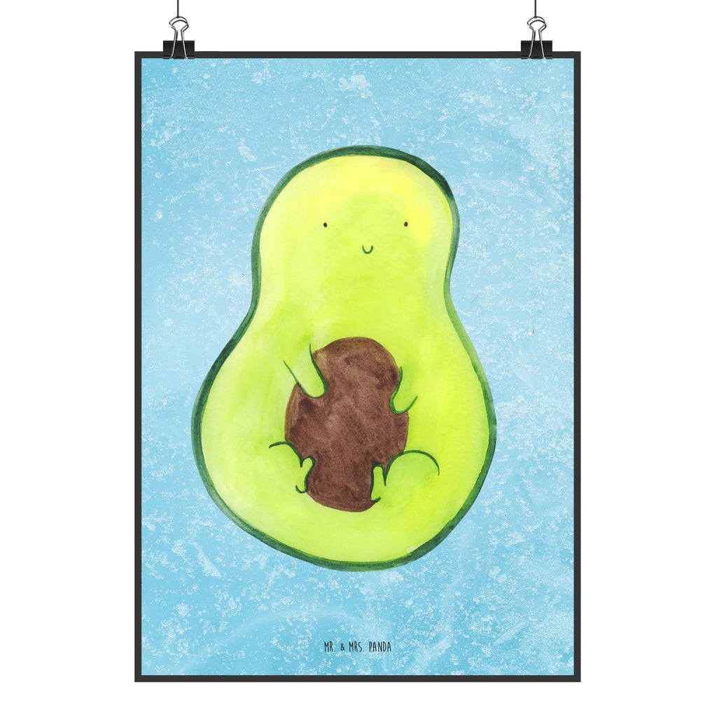 Poster Avocado Kern Kinderposter, Raumdekoration, Kunstdruck, Mr. & Mrs. Panda Poster, Handgemaltes Poster, Poster, Wanddeko Bild, Wanddeko, Wanddekoration, Designposter, Küchenposter, Bild, Wandposter, Posterdruck, Avocado, Veggie, Vegan, Gesund, Avocadokern, Kern, Avokado, Pflanze, Spruch Leben