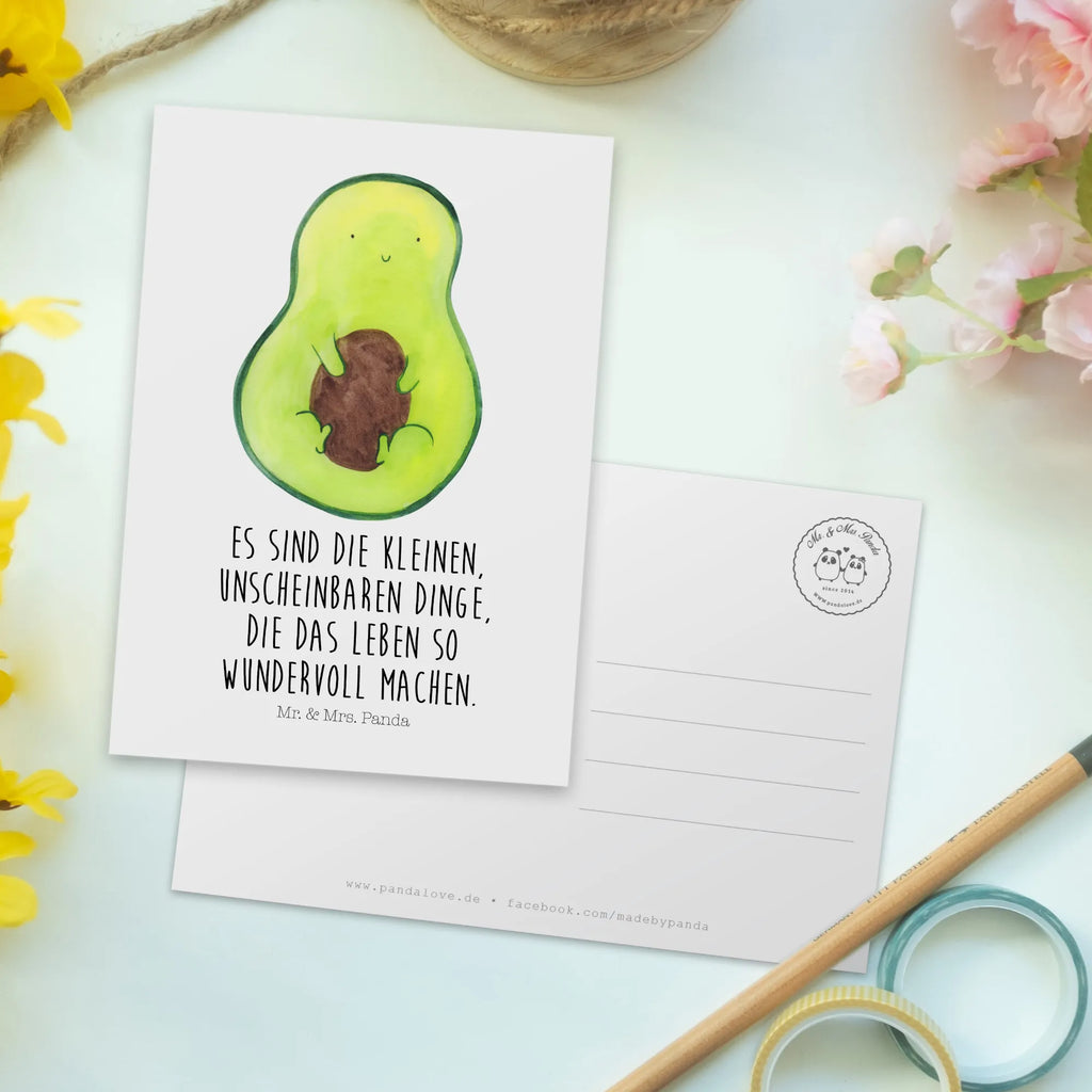 Postcard avocado core bildkarte, Ansichtskarte, Postkarte, kunstkarte, spruchkarte, Kunstkarten, Grußkarte, einzelkarte, Postkarten, Ansichtskarten, Motivkarte, Designkarte, Fotokarte, Gesund, Vegan, Avocado, Veggie, Avokado, Avocadokern, Kern, Spruch Leben, Pflanze