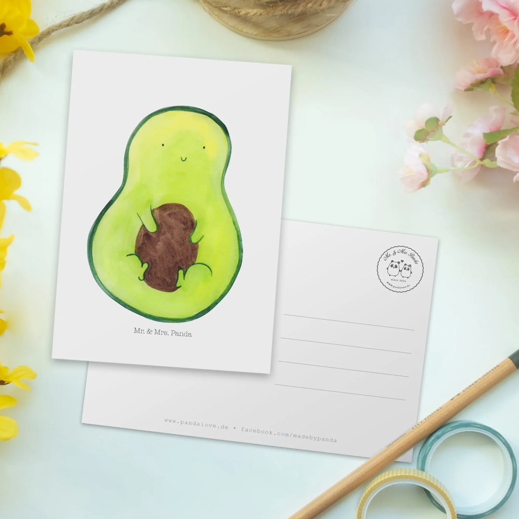 Postcard avocado core bildkarte, Ansichtskarte, Postkarte, kunstkarte, spruchkarte, Kunstkarten, Grußkarte, einzelkarte, Postkarten, Ansichtskarten, Motivkarte, Designkarte, Fotokarte, Gesund, Vegan, Avocado, Veggie, Avokado, Avocadokern, Kern, Spruch Leben, Pflanze