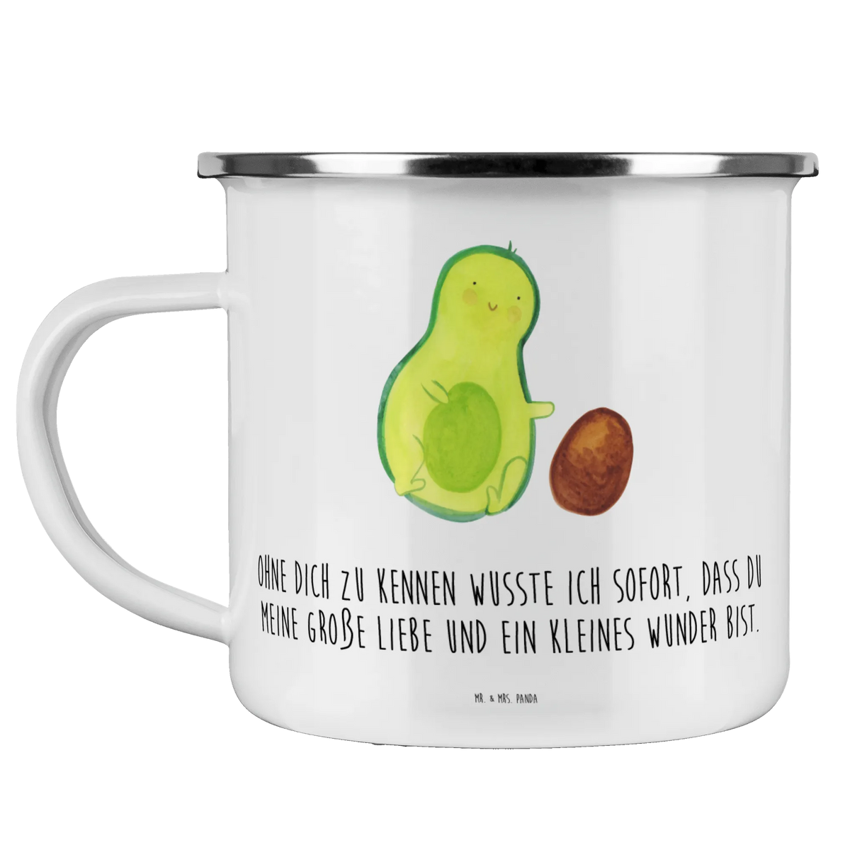 Camping Emaille Tasse Avocado Kern rollt Kaffeepott, metallbecher, Outdoor Becher, Campingtasse, Haferl, Pott, Blechtasse, wanderbecher, blechbecher, Emailletasse, reisetasse, Outdoor Tasse, Reisebecher, becher emaille, Emaille Tasse, Motivtasse, Campingbecher, Emaille Becher, Teebecher, Teetasse, outdoortasse, emaillebecher, Tasse Emaille, wandertasse, Vegan, Gesund, Veggie, Avocado, Schwanger, Kind, Baby, Love, Babyparty, Große Liebe, Erstes Kind, Zur Geburt, Geburtstag, Avocados, Schwangerschaft, Geburt, Säugling, Liebe