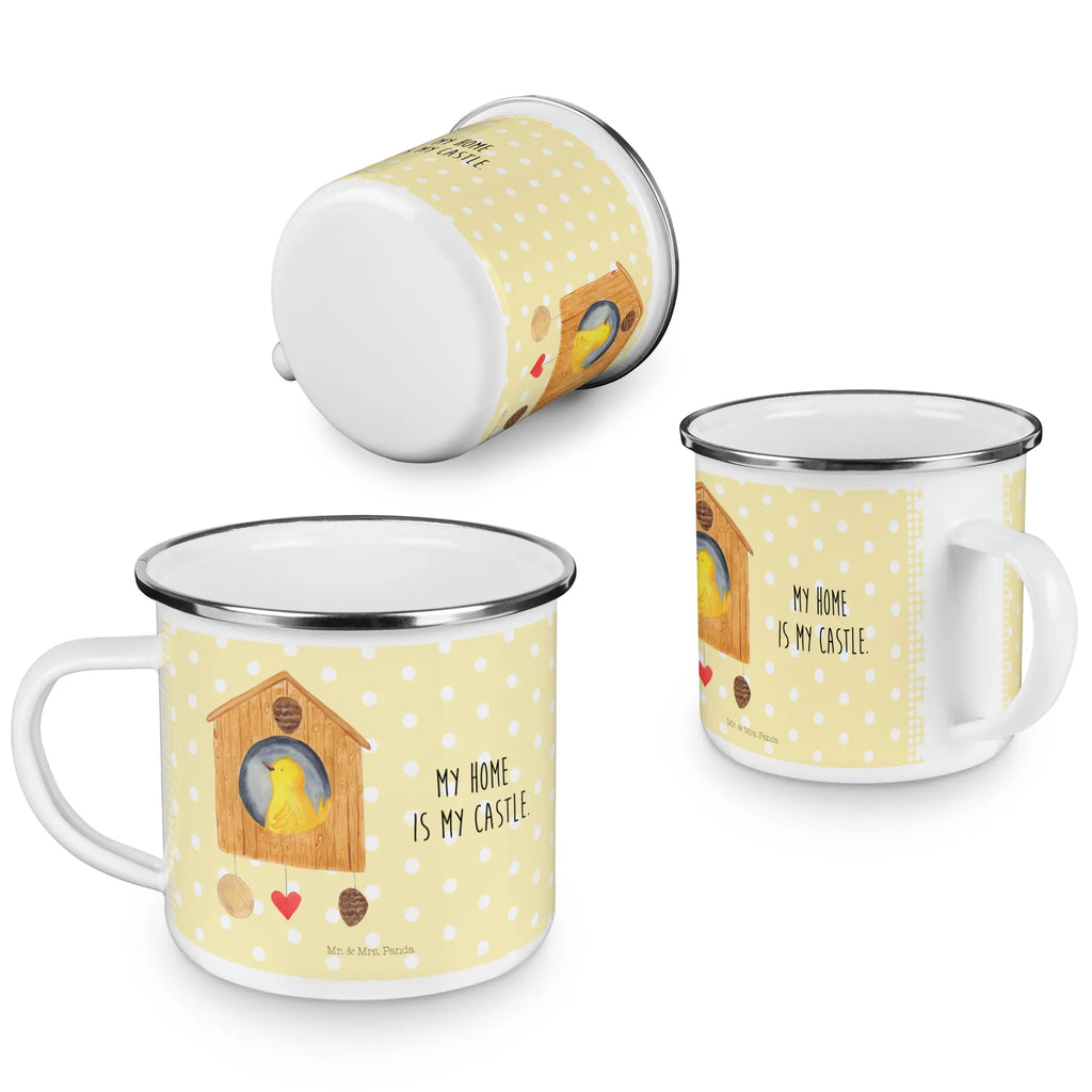 Enamel camping mug Bird House Emailletasse, Kaffeebecher, emaillebecher, Metalltasse, Pott, wanderbecher, wandertasse, Emaille Tasse, Teebecher, Tasse Emaille, Campingtasse, Tasse, blechbecher, metallbecher, Trinkbecher, Campingbecher, becher emaille, Becher, Teetasse, Kaffeetasse, Blechtasse, Emaille Becher, Reisebecher, reisetasse, Tiere, Tiermotive, Gute Laune, Lustige Sprüche, Familie, Vogel, Vogelhäuschen, Castle, Unser Haus, Nest, Eigenheim, Zuhause, Vögel, Vogelhaus, Home Sweet Home, Haus, Lieblingsort, Wohnung