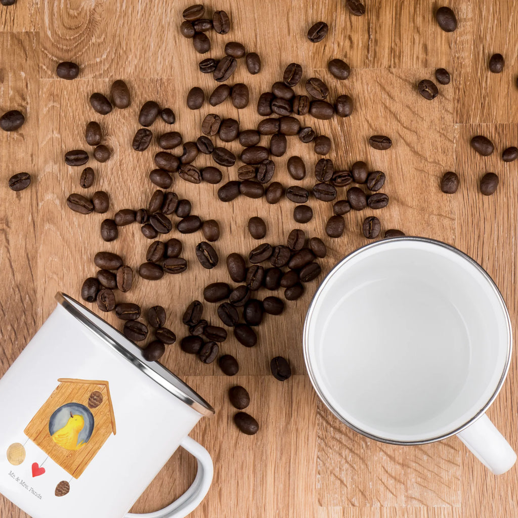 Enamel camping mug Bird House Emailletasse, Kaffeebecher, emaillebecher, Metalltasse, Pott, wanderbecher, wandertasse, Emaille Tasse, Teebecher, Tasse Emaille, Campingtasse, Tasse, blechbecher, metallbecher, Trinkbecher, Campingbecher, becher emaille, Becher, Teetasse, Kaffeetasse, Blechtasse, Emaille Becher, Reisebecher, reisetasse, Tiere, Tiermotive, Gute Laune, Lustige Sprüche, Familie, Vogel, Vogelhäuschen, Castle, Unser Haus, Nest, Eigenheim, Zuhause, Vögel, Vogelhaus, Home Sweet Home, Haus, Lieblingsort, Wohnung