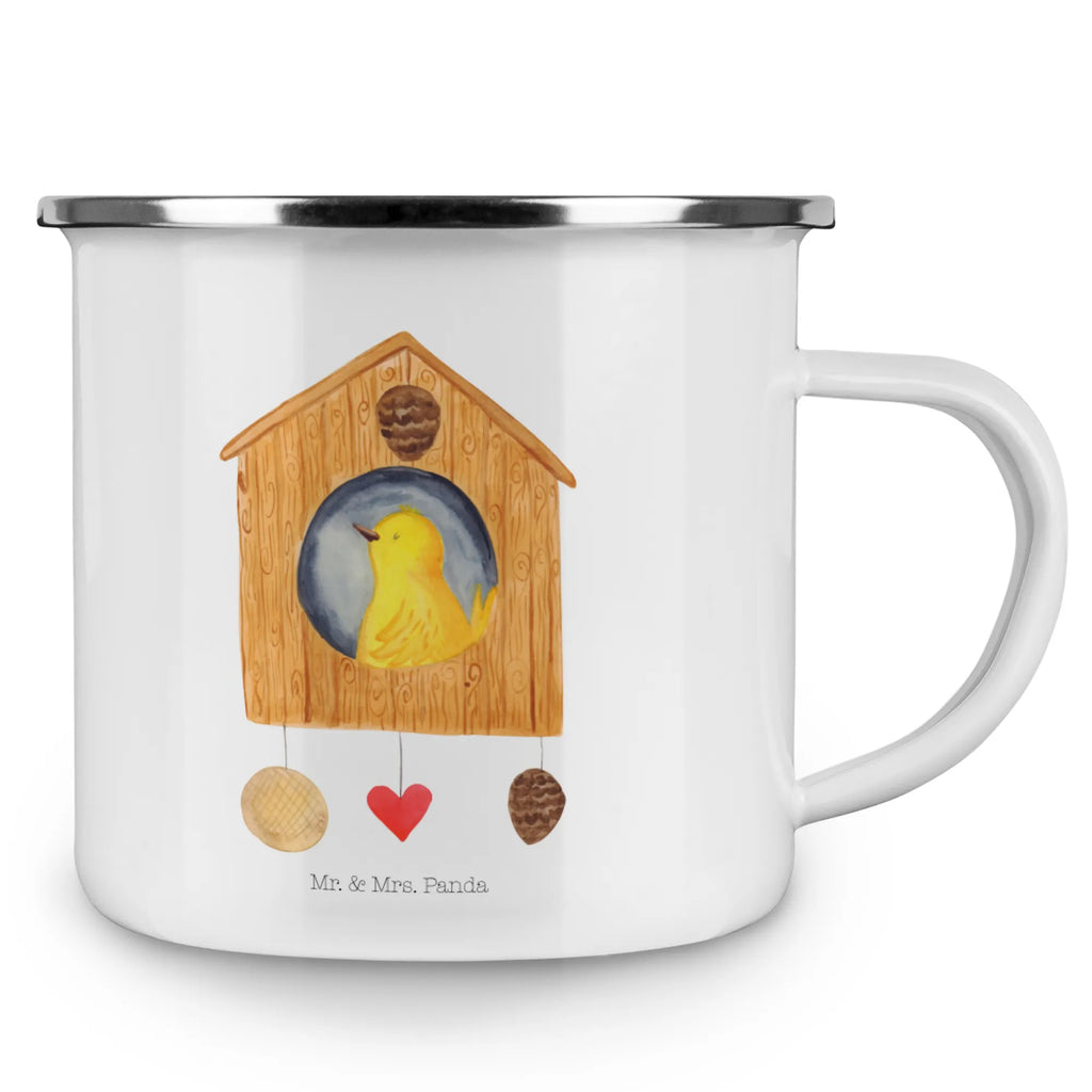 Enamel camping mug Bird House Emailletasse, Kaffeebecher, emaillebecher, Metalltasse, Pott, wanderbecher, wandertasse, Emaille Tasse, Teebecher, Tasse Emaille, Campingtasse, Tasse, blechbecher, metallbecher, Trinkbecher, Campingbecher, becher emaille, Becher, Teetasse, Kaffeetasse, Blechtasse, Emaille Becher, Reisebecher, reisetasse, Tiere, Tiermotive, Gute Laune, Lustige Sprüche, Familie, Vogel, Vogelhäuschen, Castle, Unser Haus, Nest, Eigenheim, Zuhause, Vögel, Vogelhaus, Home Sweet Home, Haus, Lieblingsort, Wohnung