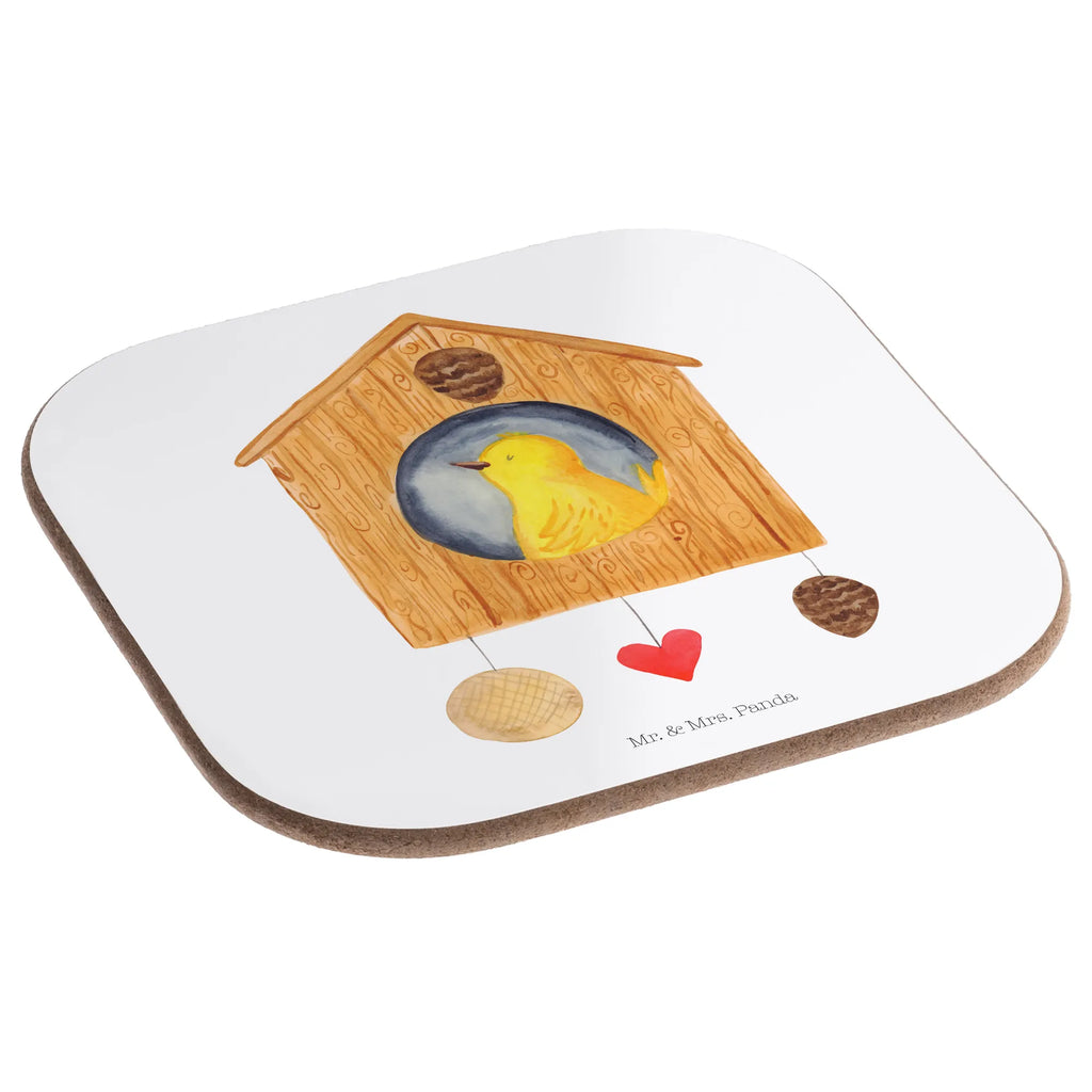 Square coaster Bird House Getränkeuntersetzer, Korkuntersetzer, Untersetzer aus Holz, Untersetzer Holz, Untersetzer für Gläser, Tassen Untersetzer, Untersetzer, Glasuntersetzer, Holzuntersetzer, Untersetzer Design, Bierdeckel, Untersetzer Gläser, Tiermotive, Gute Laune, lustige Sprüche, Tiere, Eigenheim, Haus, unser Haus, Wohnung, Nest, Familie, Lieblingsort, Vogel, Vogelhäuschen, Vögel, Castle, Vogelhaus, Home sweet home, Zuhause