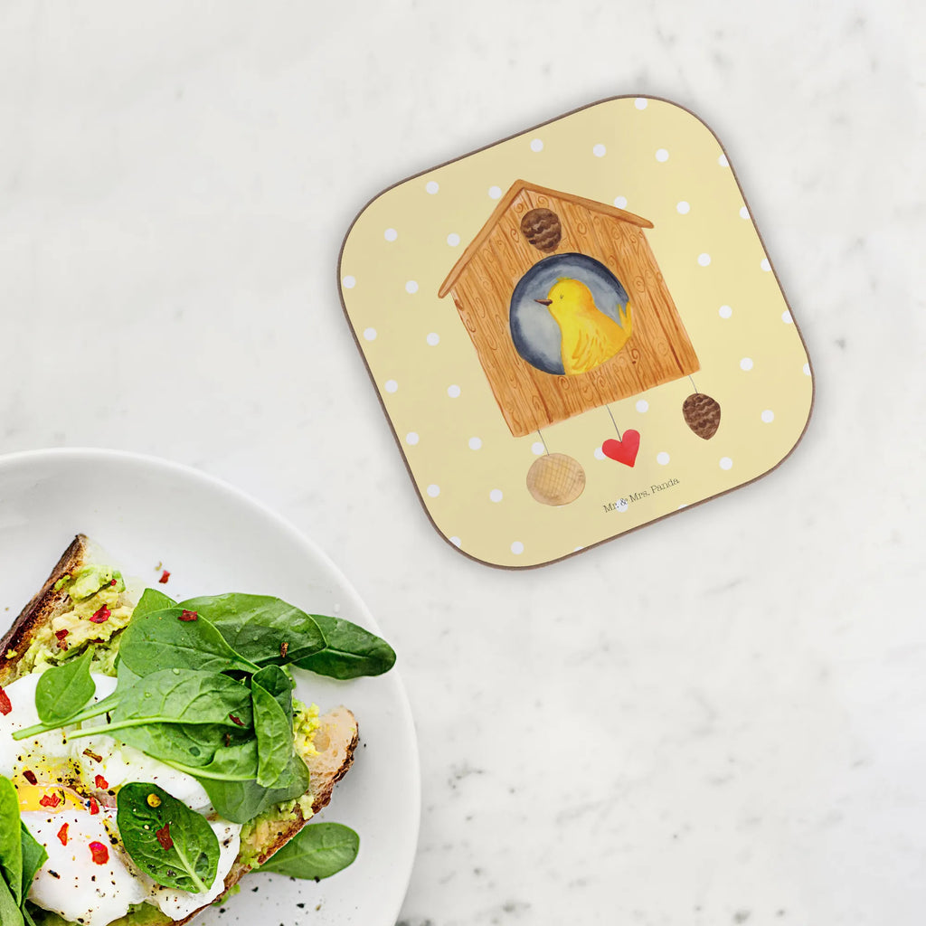 Square coaster Bird House Getränkeuntersetzer, Korkuntersetzer, Untersetzer aus Holz, Untersetzer Holz, Untersetzer für Gläser, Tassen Untersetzer, Untersetzer, Glasuntersetzer, Holzuntersetzer, Untersetzer Design, Bierdeckel, Untersetzer Gläser, Tiermotive, Gute Laune, lustige Sprüche, Tiere, Eigenheim, Haus, unser Haus, Wohnung, Nest, Familie, Lieblingsort, Vogel, Vogelhäuschen, Vögel, Castle, Vogelhaus, Home sweet home, Zuhause
