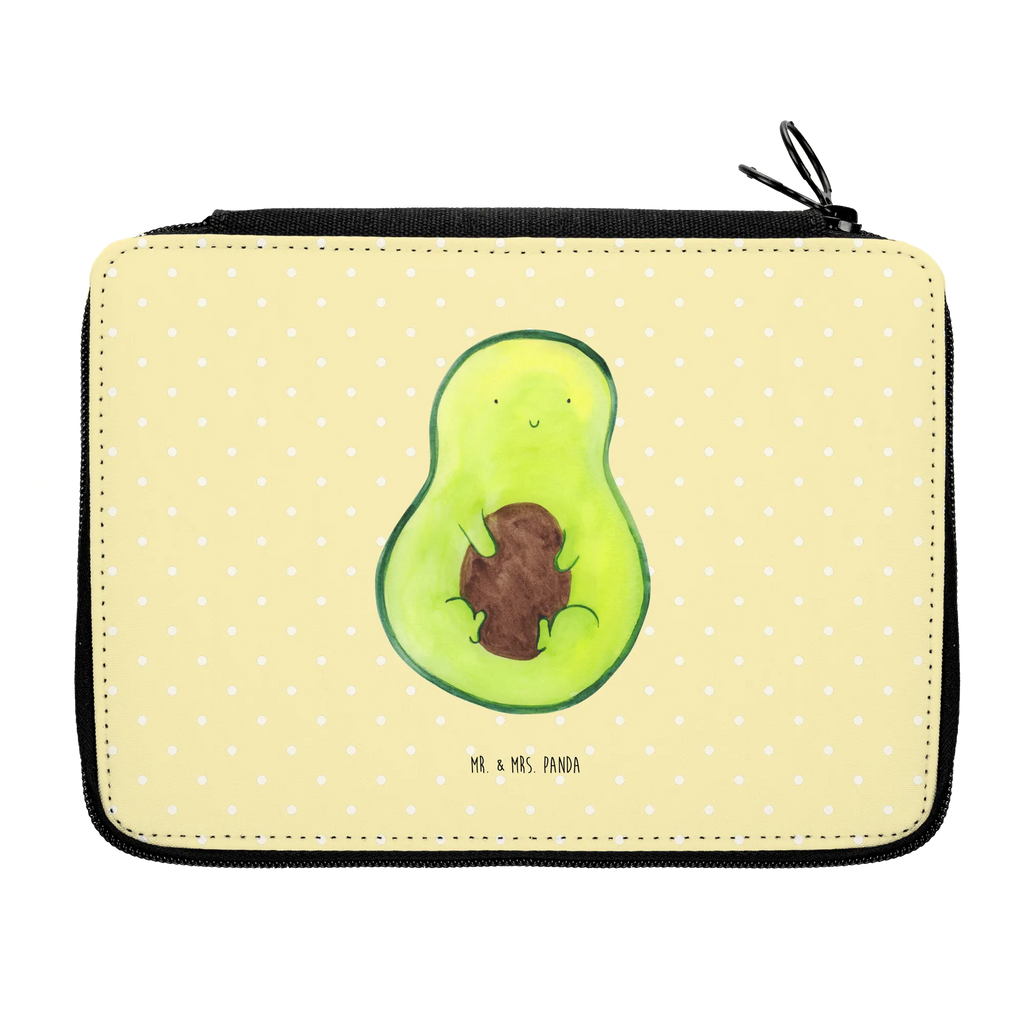 Leather folder avocado core Einschulung, Schüler, Schülerin, Motiv, Bestückte Federmappe, Stifterolle, Kinder Federmappe, Federmappe, Stiftetasche, Schule, Stifte Etui, Büro Stifte Etui, Geschenk, Federmäppchen, Grundschule, Kind, Federmappe Einschulung, Federmäppchen bedruckt, Avocado, Veggie, Vegan, Gesund, Spruch Leben, Avocadokern, Avokado, Kern, Pflanze